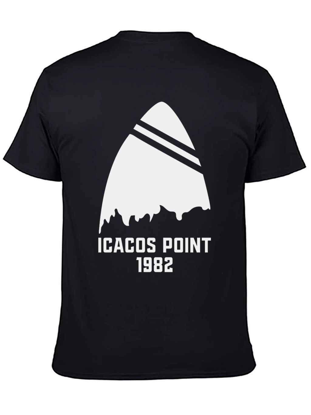 Icacos Point 1982 Black T-Shirt