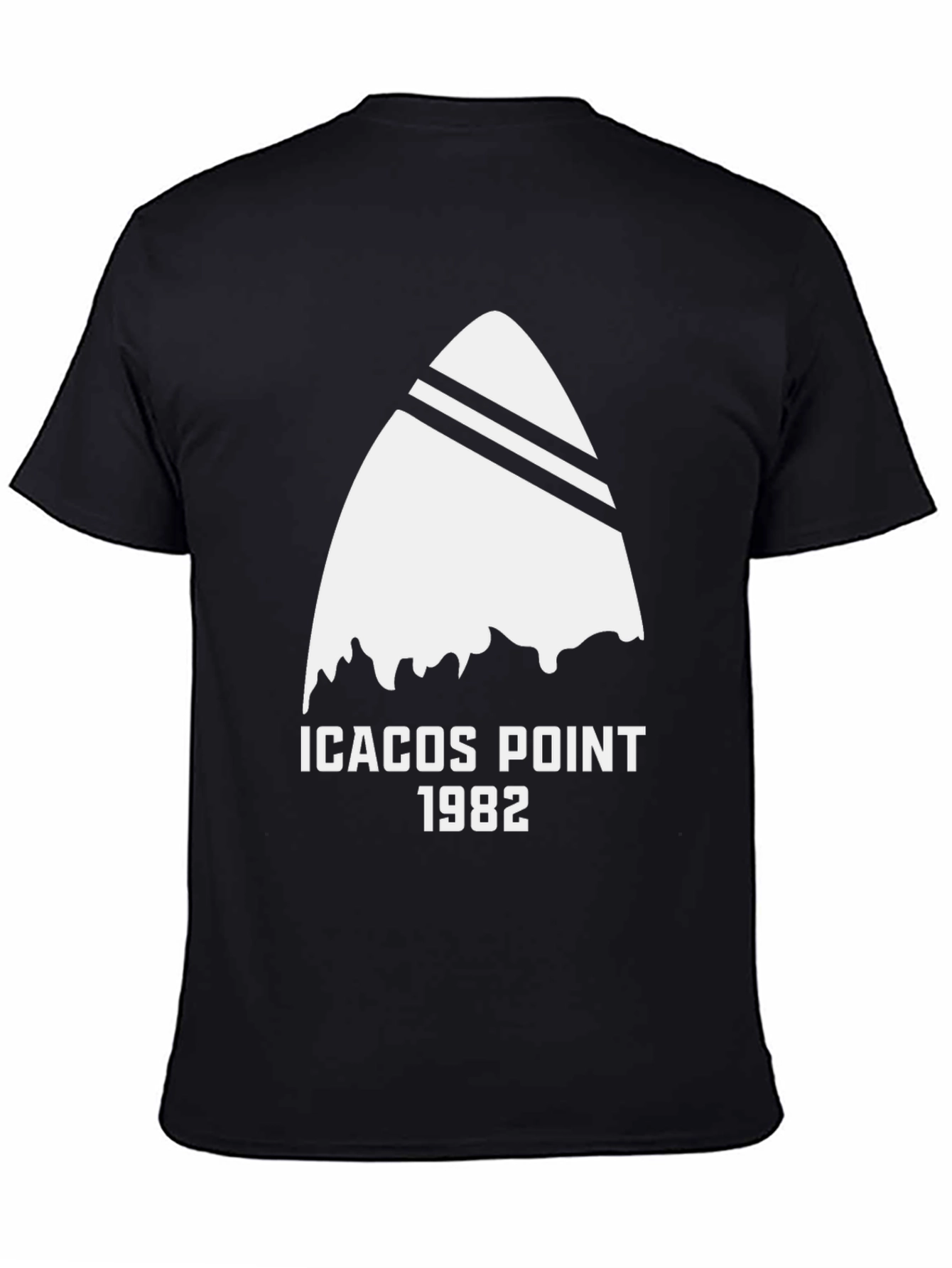 Icacos Point 1982 Black T-Shirt