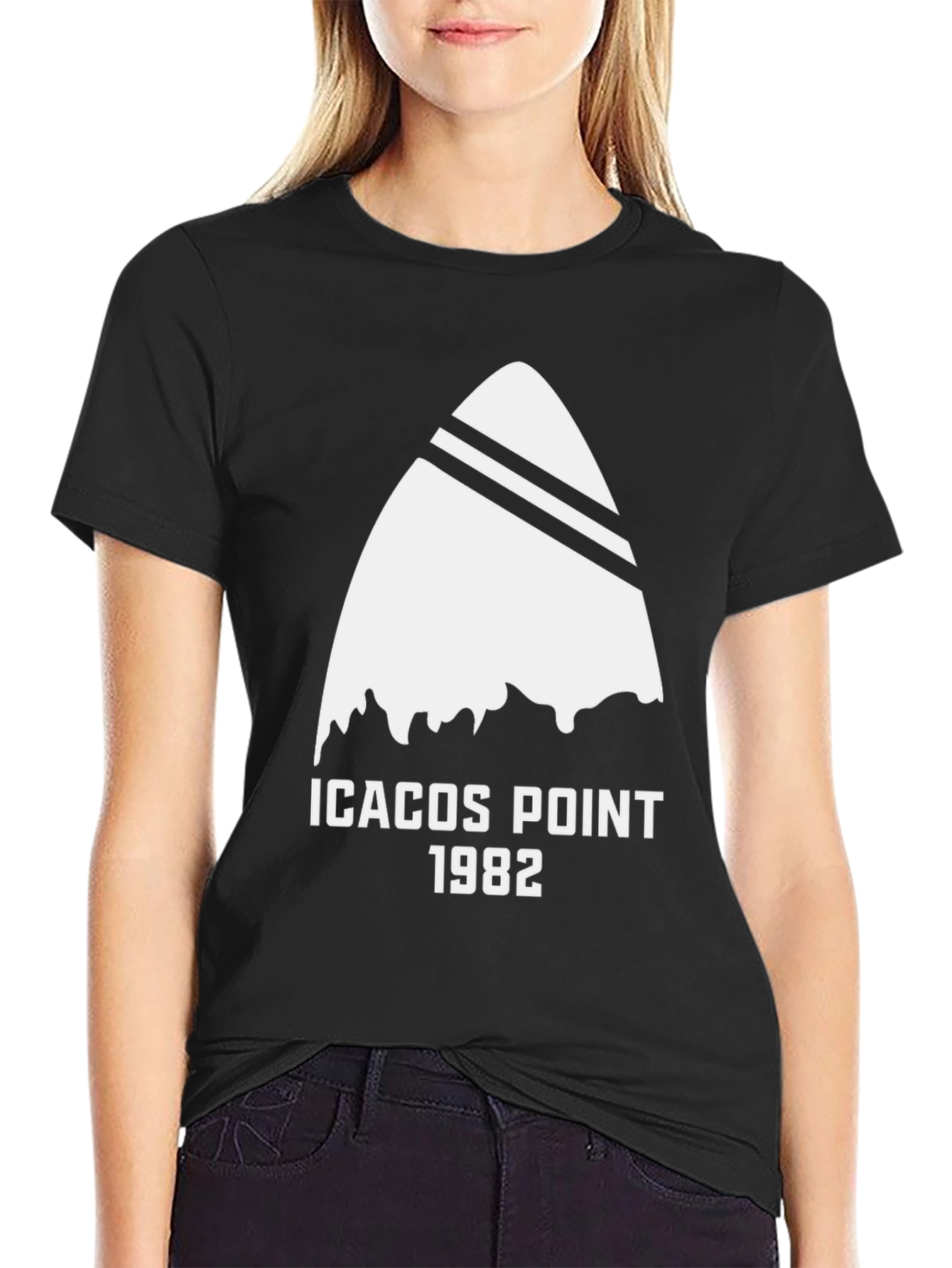 Icacos Point 1982 Black T-Shirt