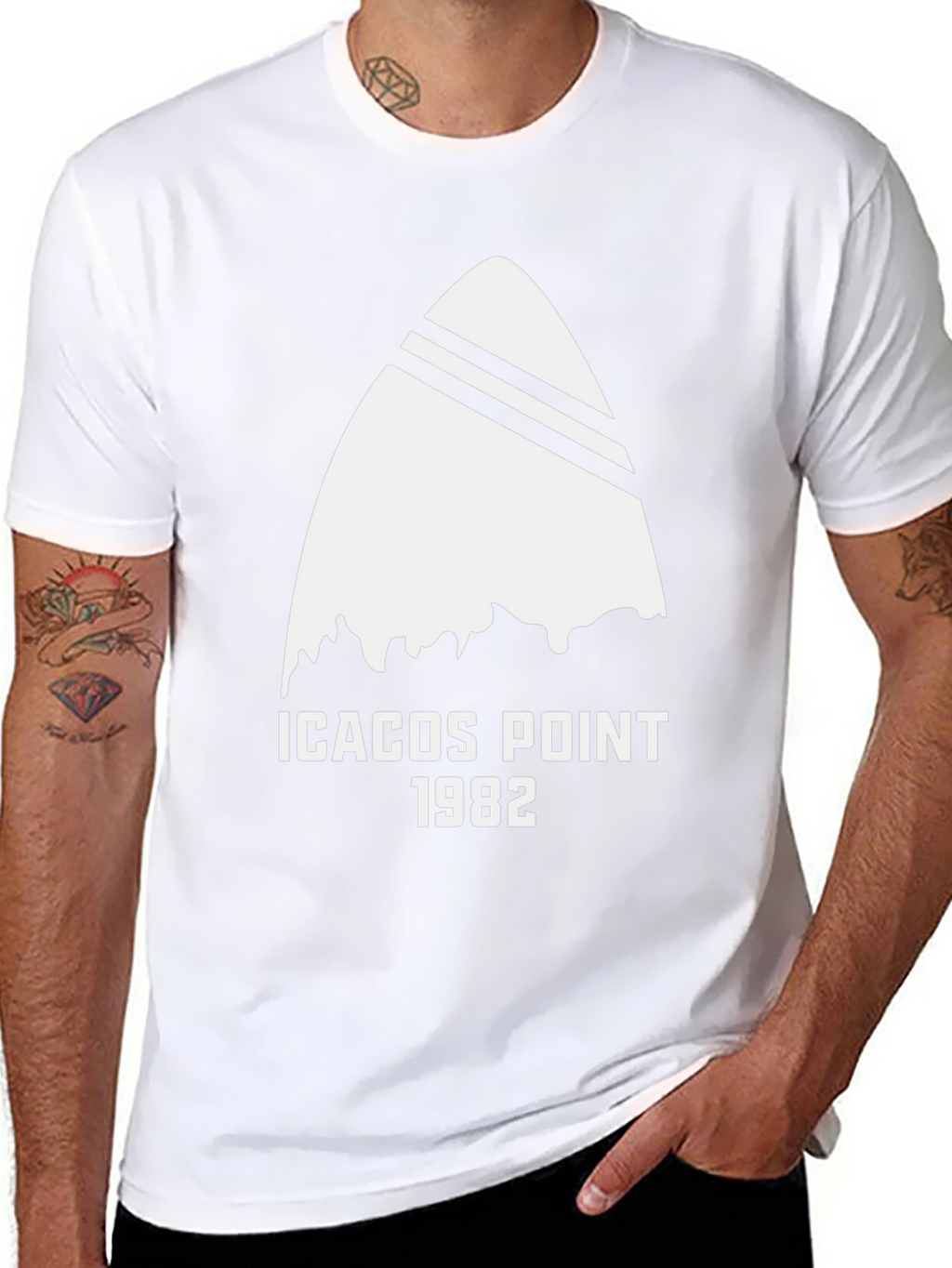 Icacos Point 1982 Black T-Shirt