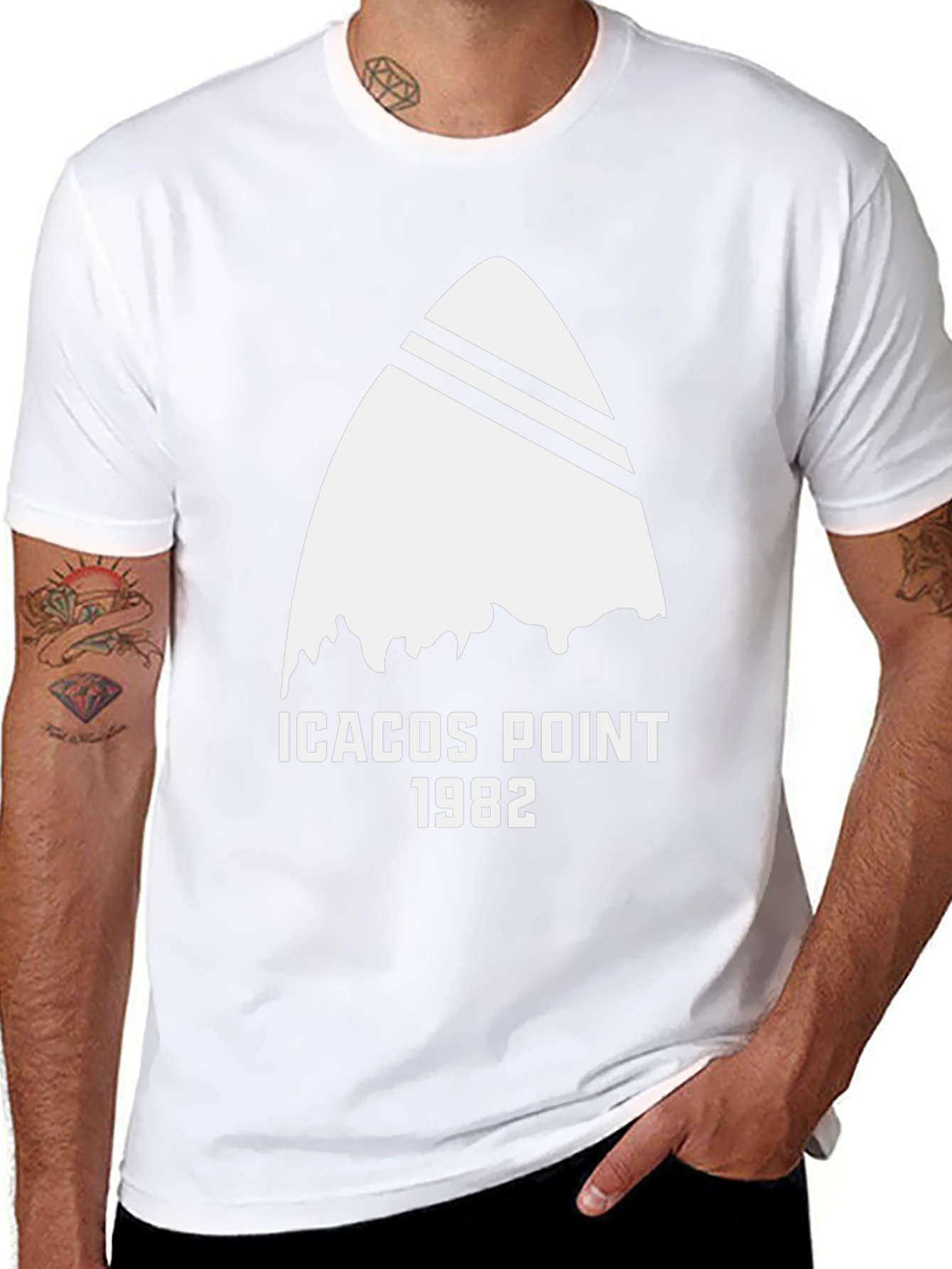 Icacos Point 1982 Black T-Shirt