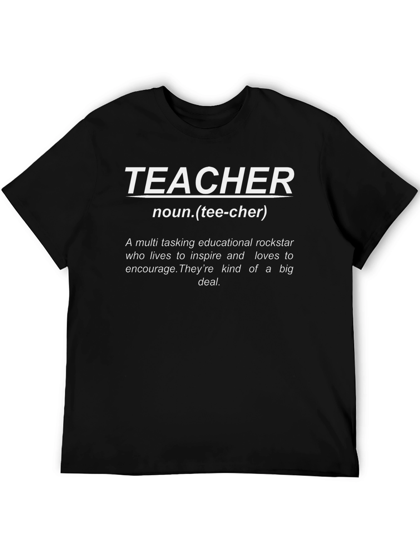 Teacher Definition Graphic T-Shirt