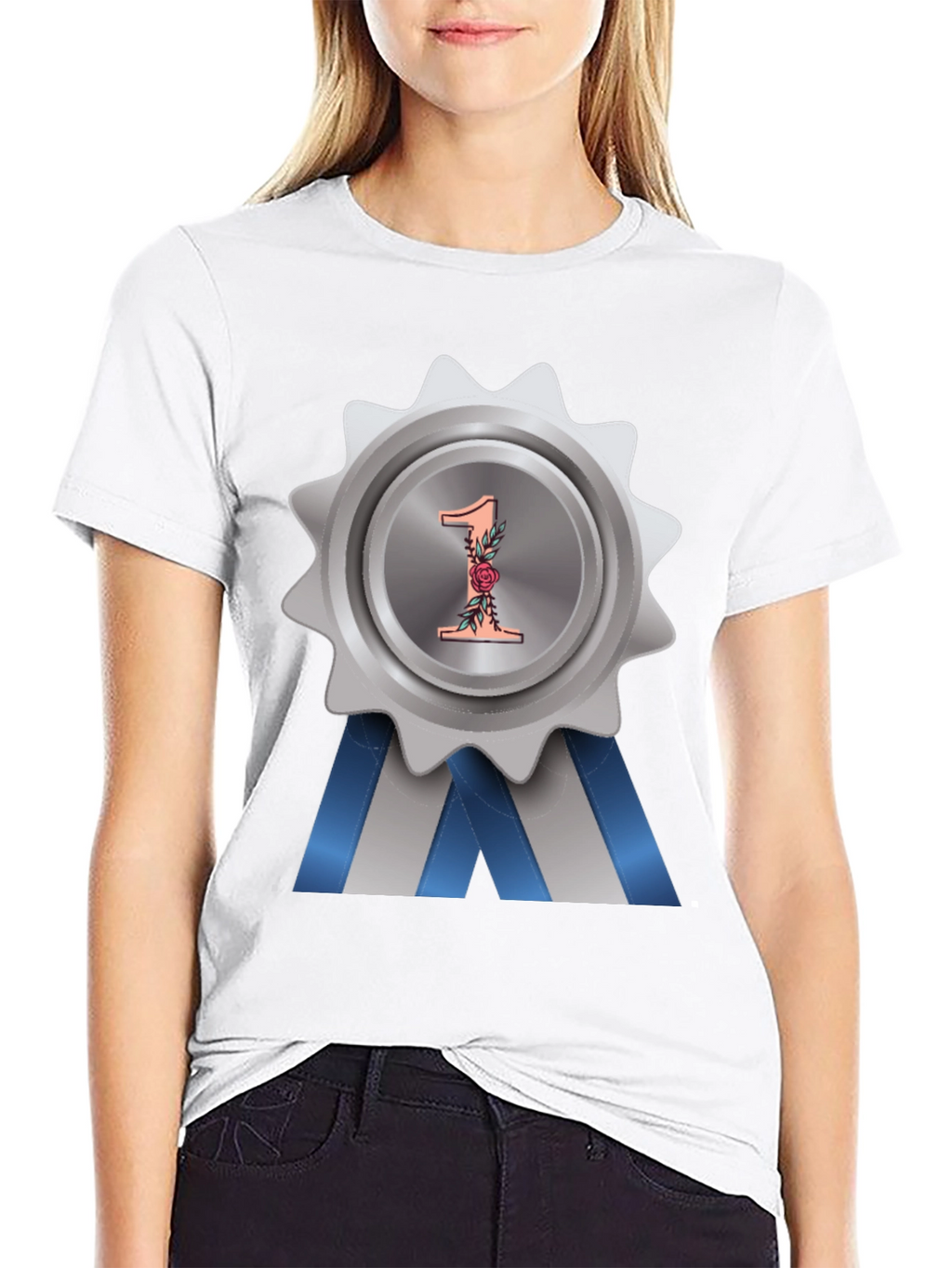 Number One Award Badge T-Shirt