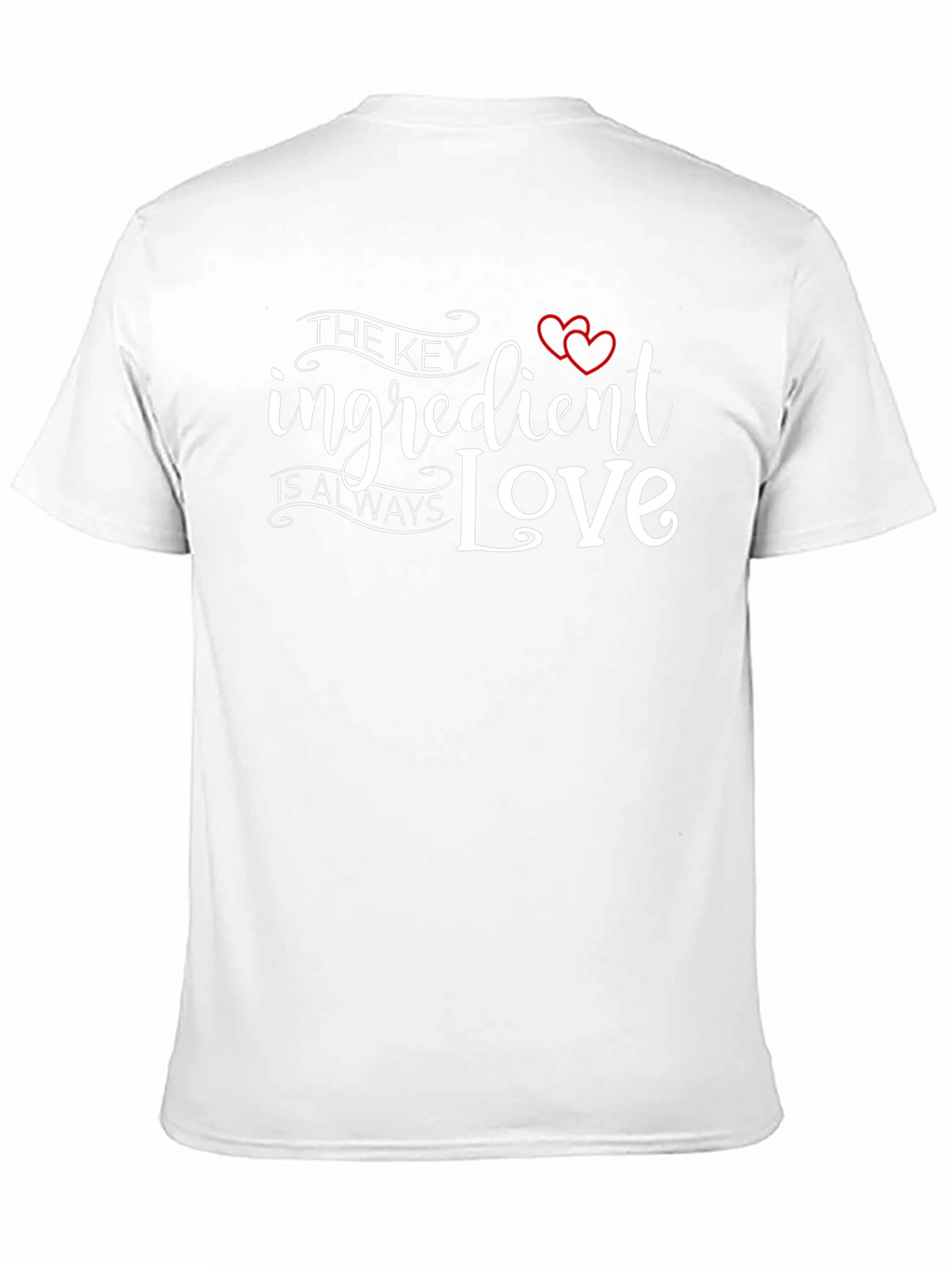 The Key Ingredient is Love Black T-Shirt