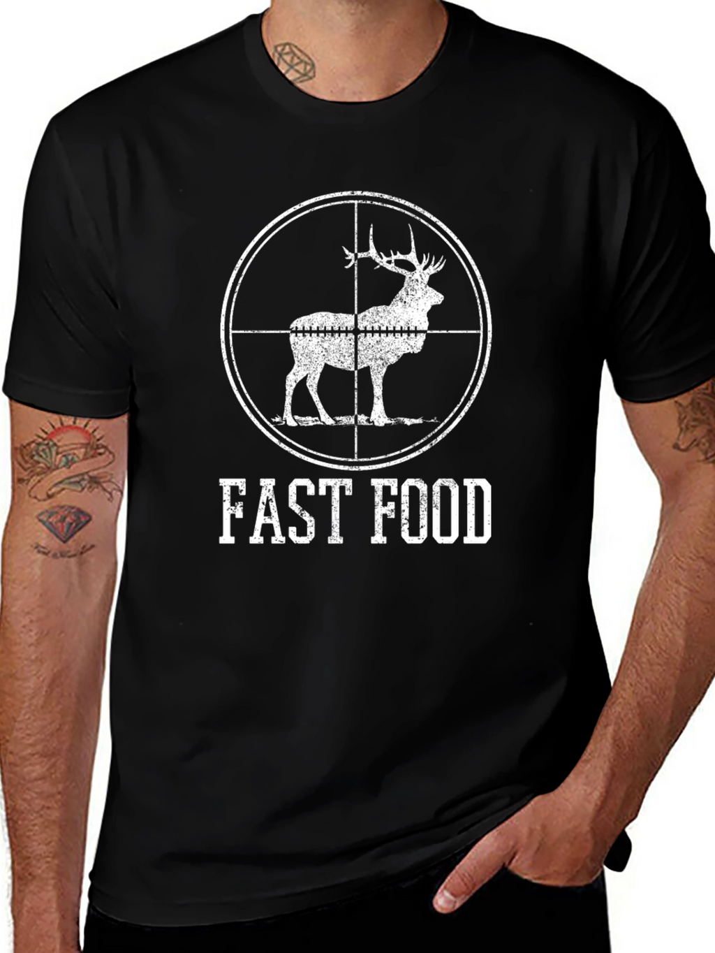 Fast Food Deer Hunting T-Shirt