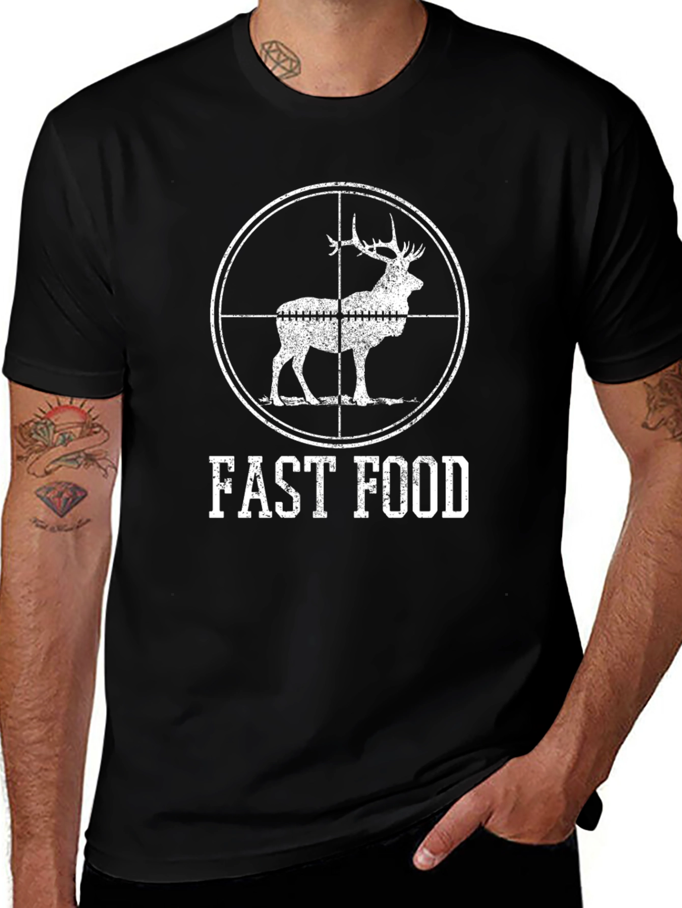 Fast Food Deer Hunting T-Shirt