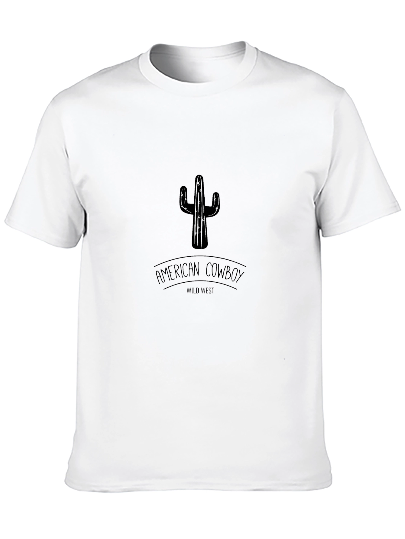 American Cowboy Black Graphic Tee