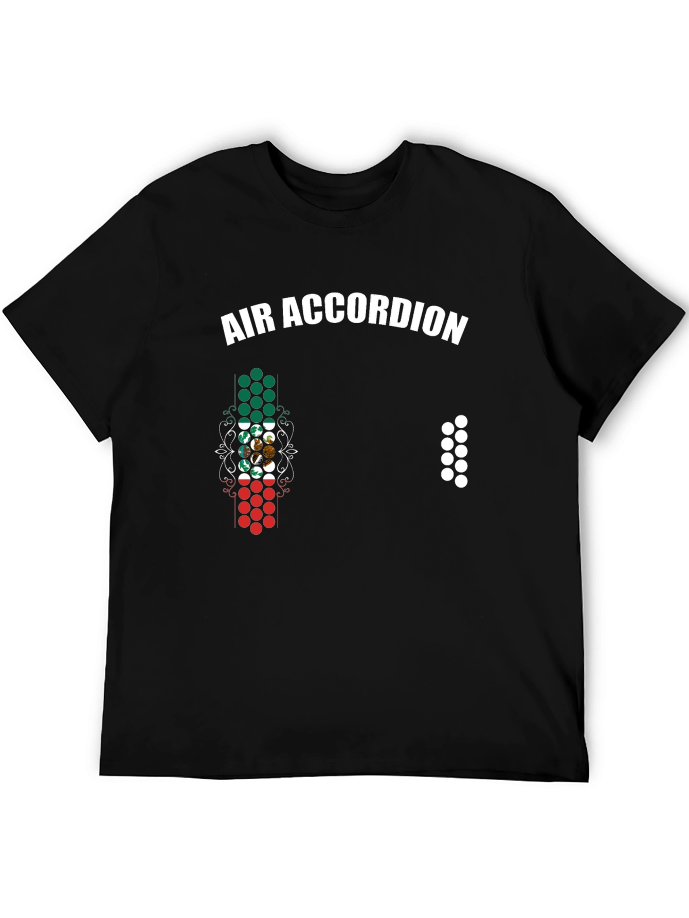 Air Accordion T-Shirt - Novelty Music Tee