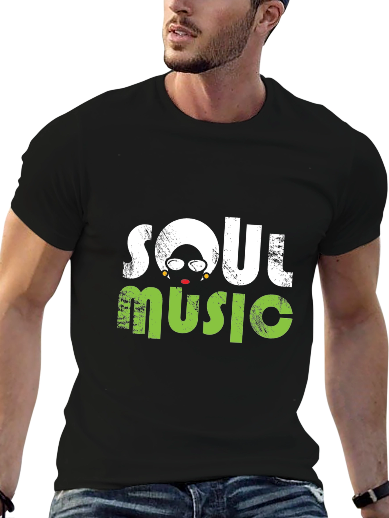 Soul Music Graphic Black T-Shirt