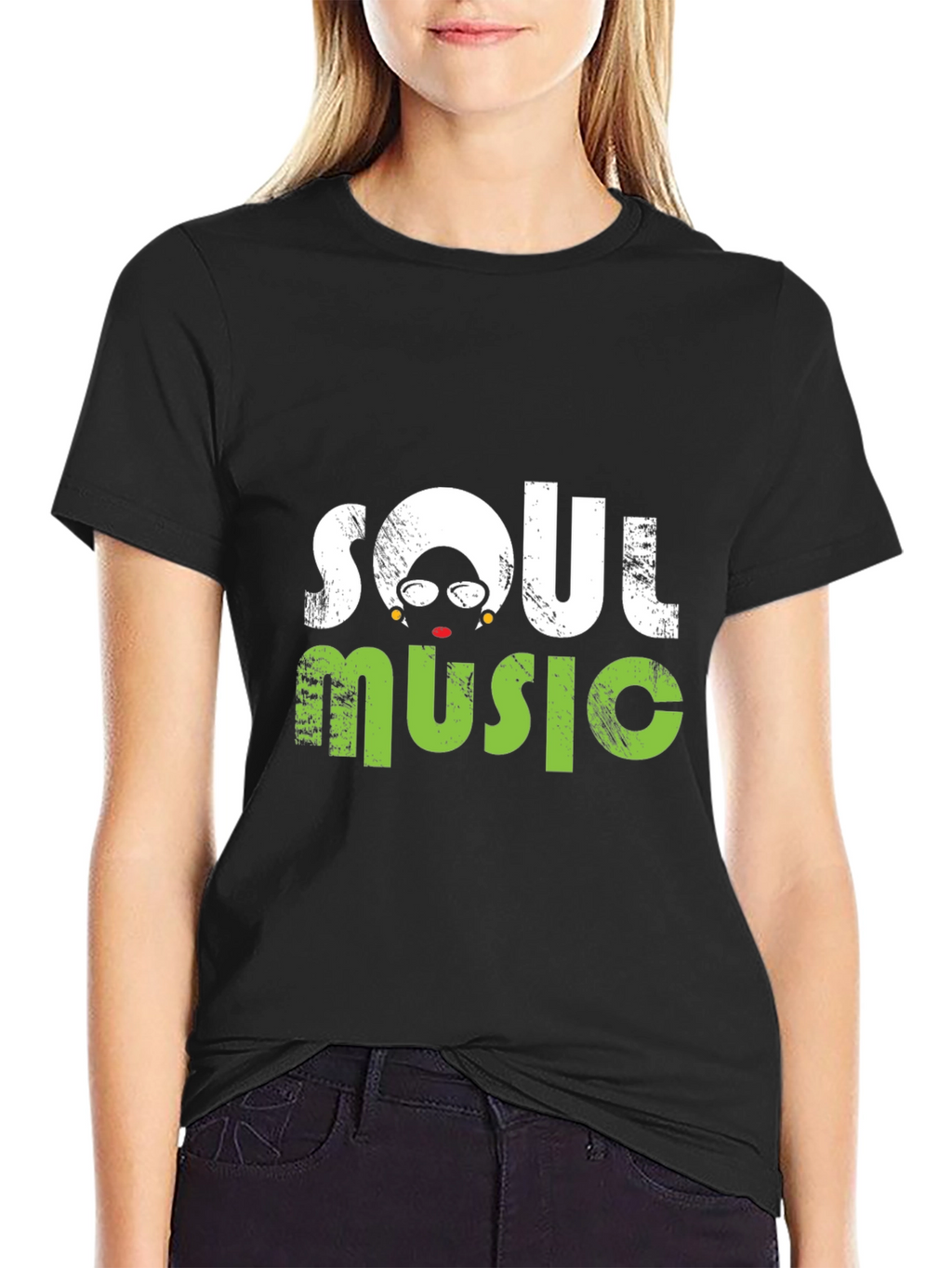 Soul Music Graphic Black T-Shirt
