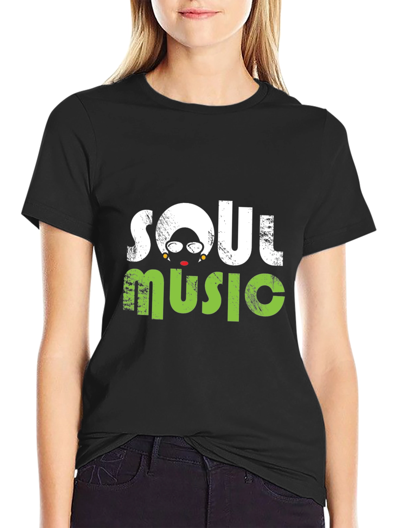 Soul Music Graphic Black T-Shirt