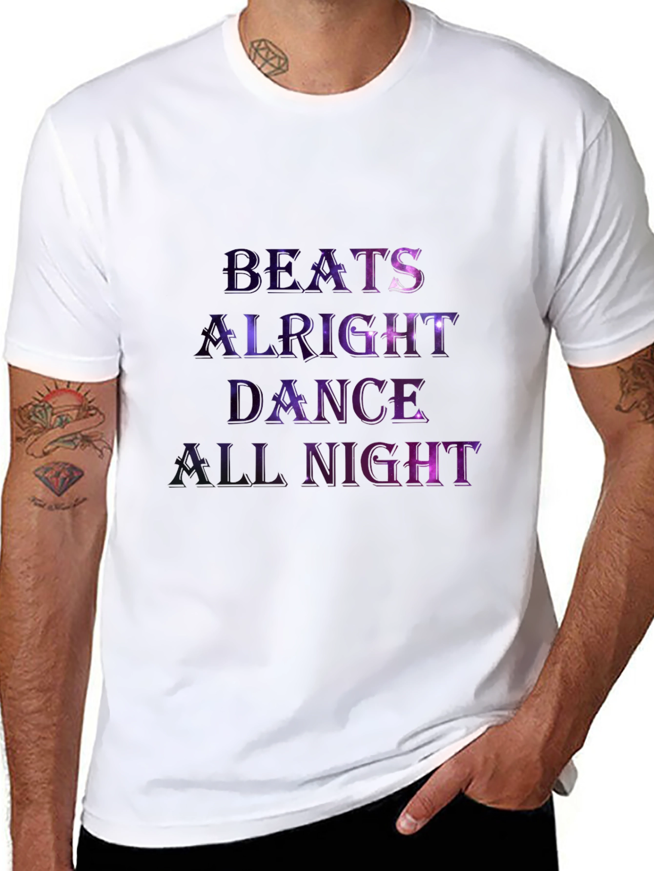 Beats Alright Dance All Night Graphic Tee