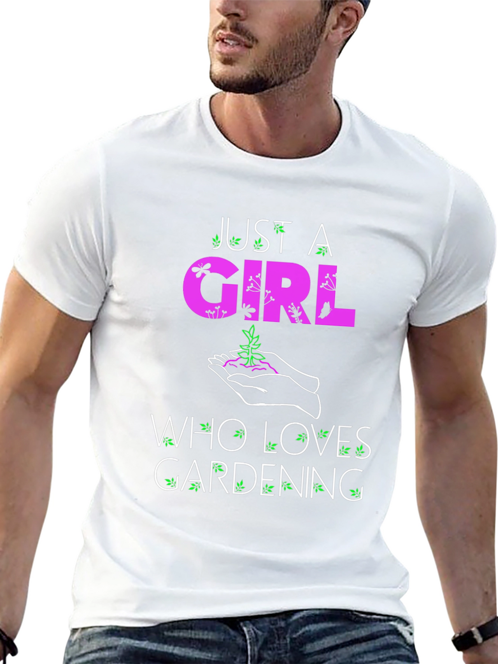 Gardening Lovers T-Shirt: Just A Girl Who Loves Gardening