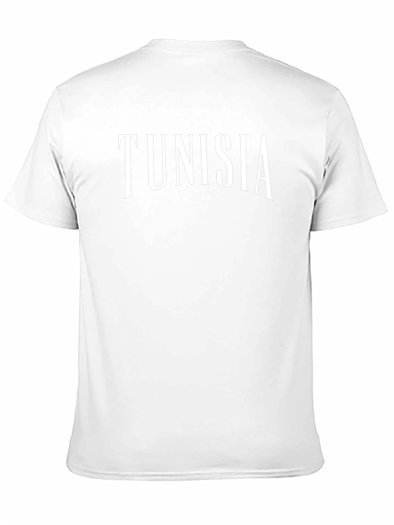 Tunisia T-Shirt - Black Cotton Graphic Tee