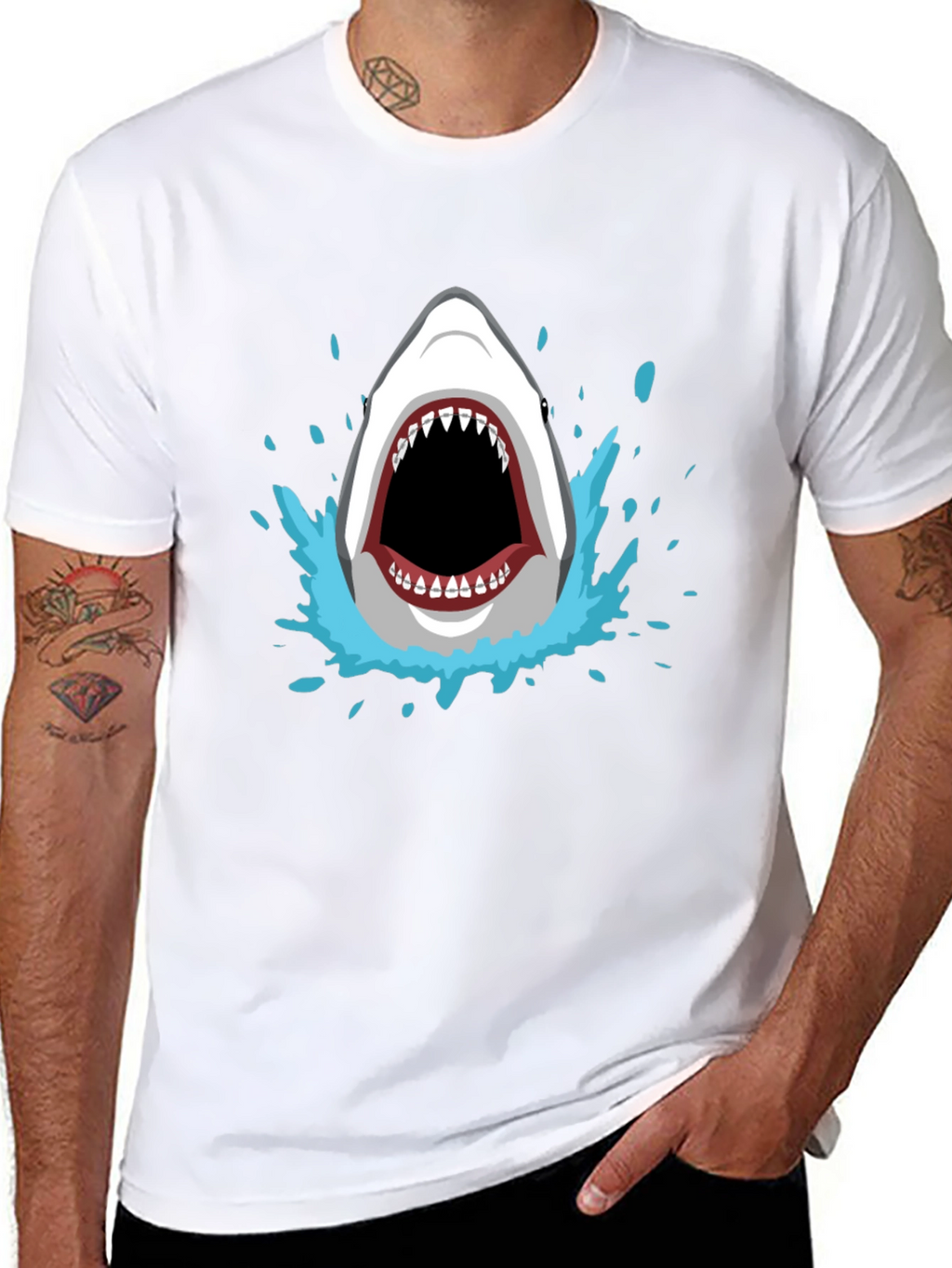 Shark Attack Tee - Jaw-Dropping Graphic T-Shirt