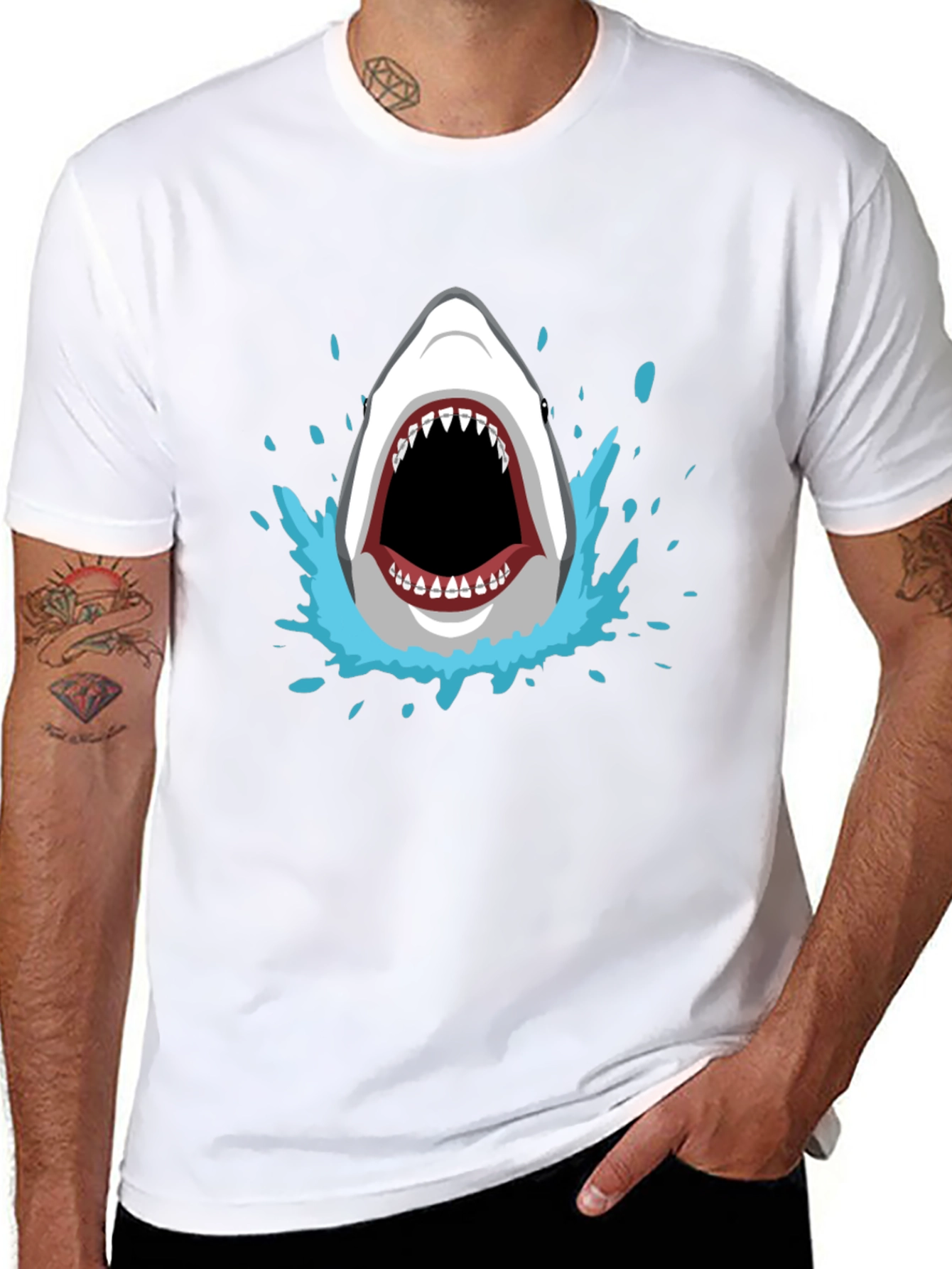 Shark Attack Tee - Jaw-Dropping Graphic T-Shirt