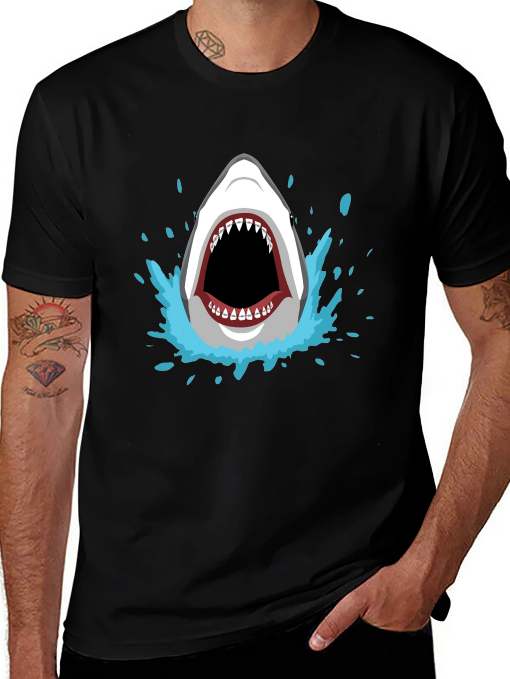 Shark Attack Tee - Jaw-Dropping Graphic T-Shirt