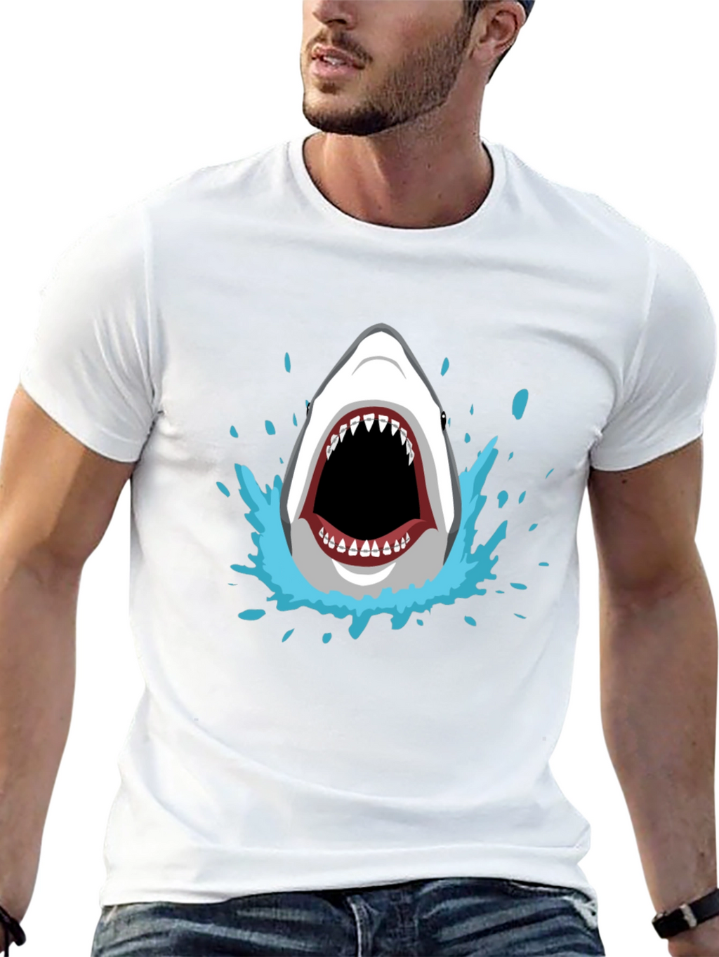Shark Attack Tee - Jaw-Dropping Graphic T-Shirt
