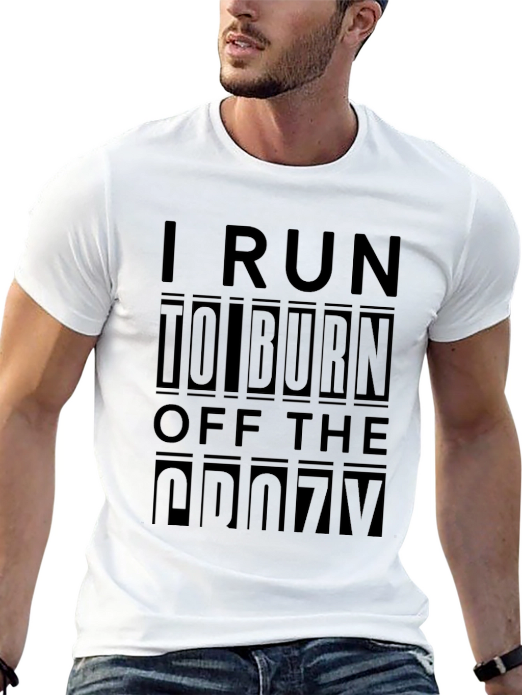 I Run to Burn Off the Crazy T-Shirt