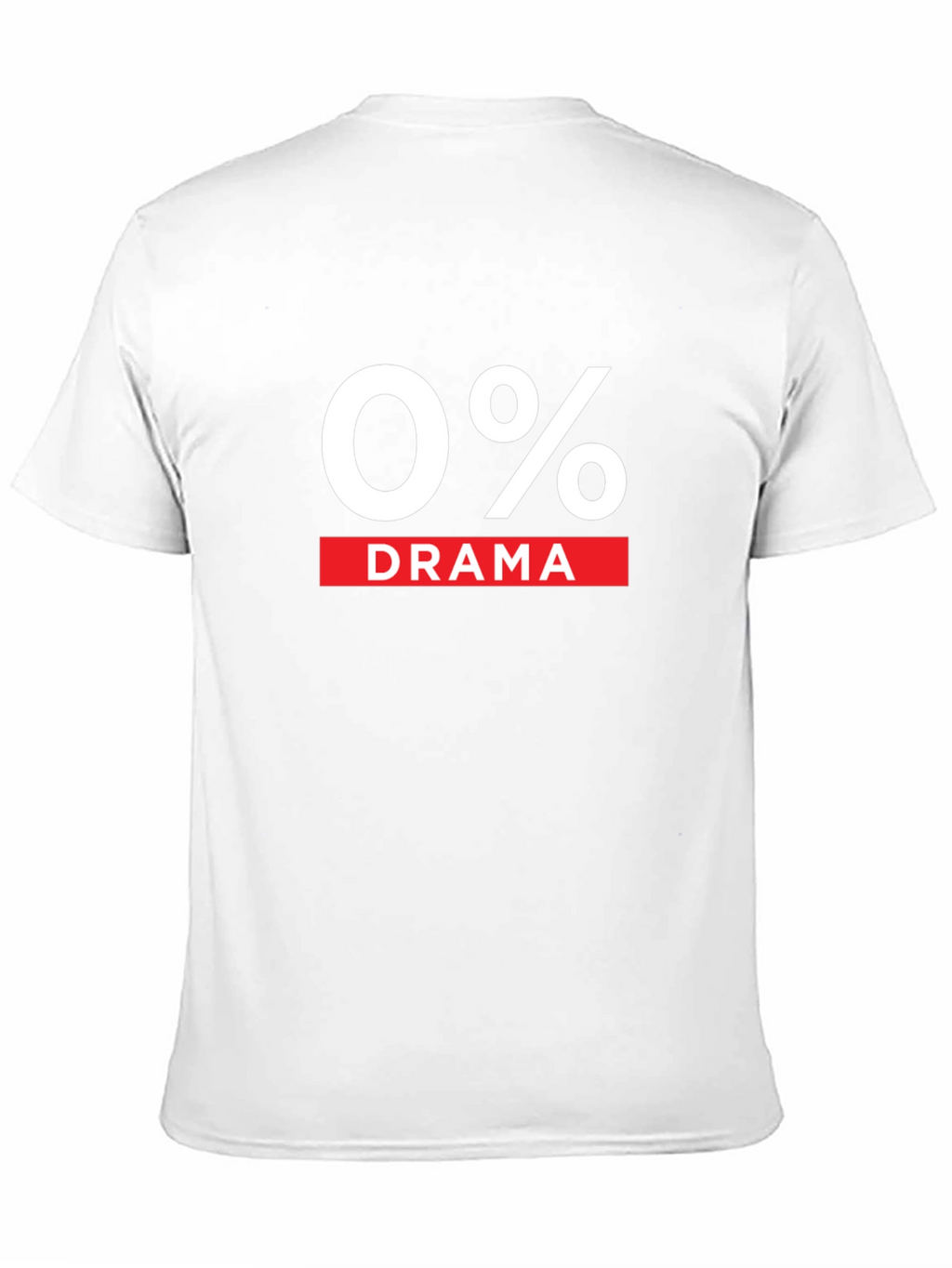 0% Drama Black Graphic T-Shirt