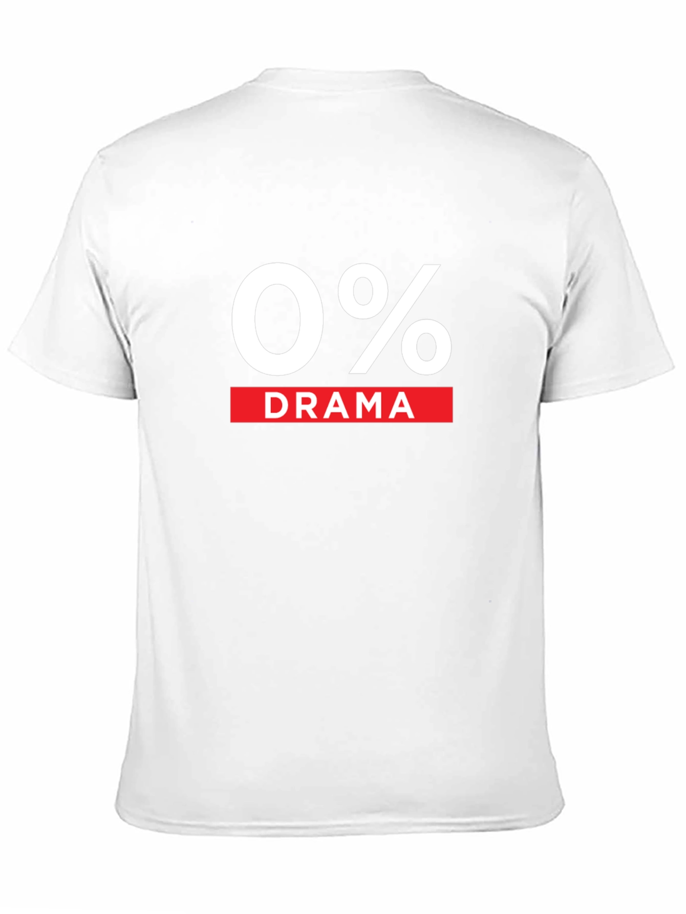 0% Drama Black Graphic T-Shirt