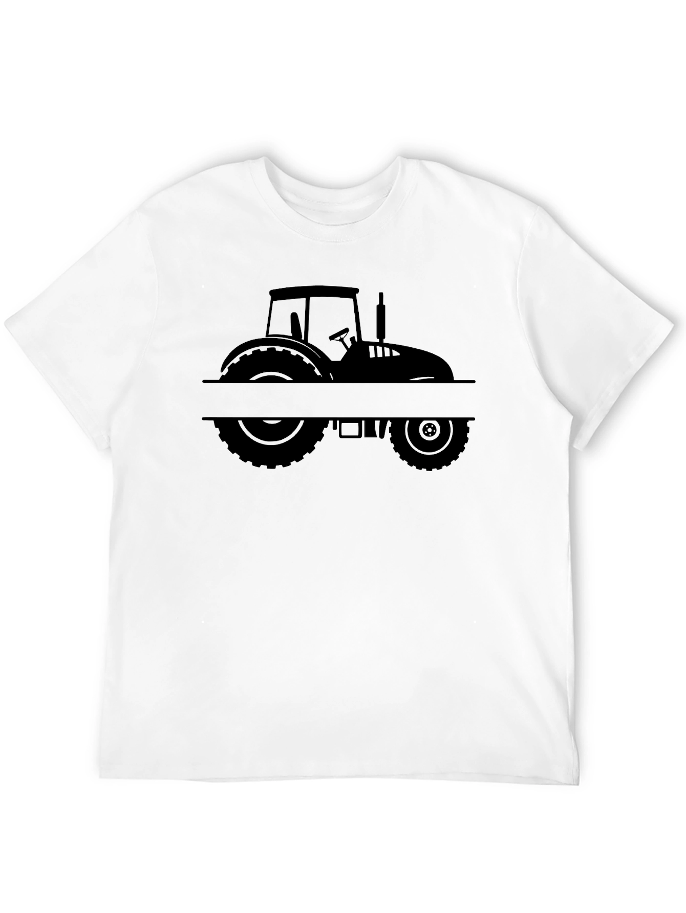 Tractor Silhouette Graphic Tee - Farm Life