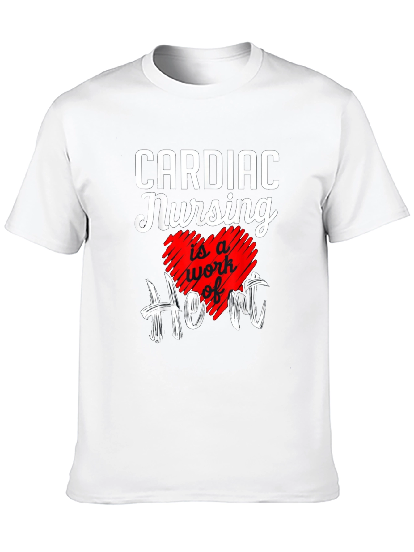Cardiac Nursing Heart T-Shirt