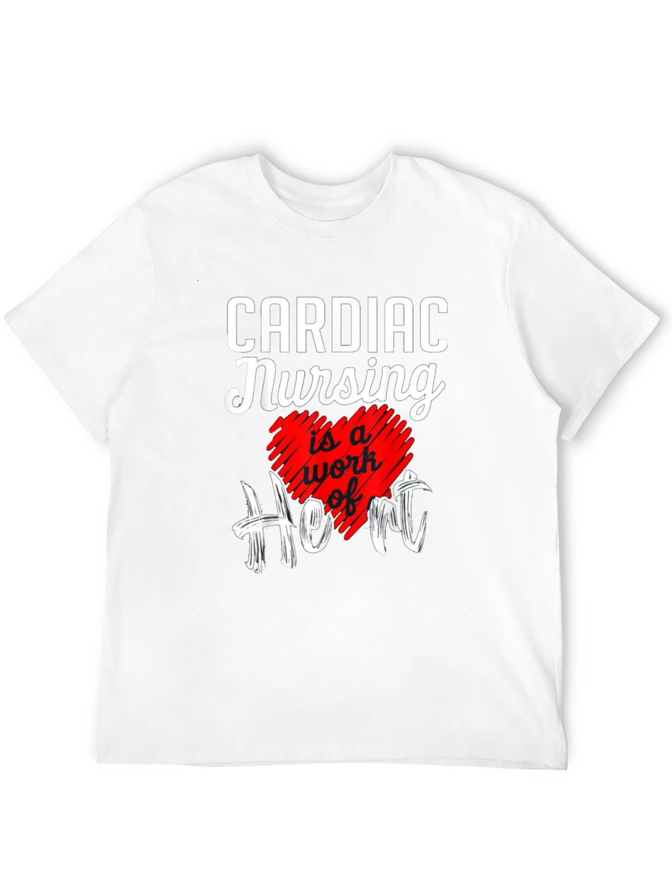 Cardiac Nursing Heart T-Shirt