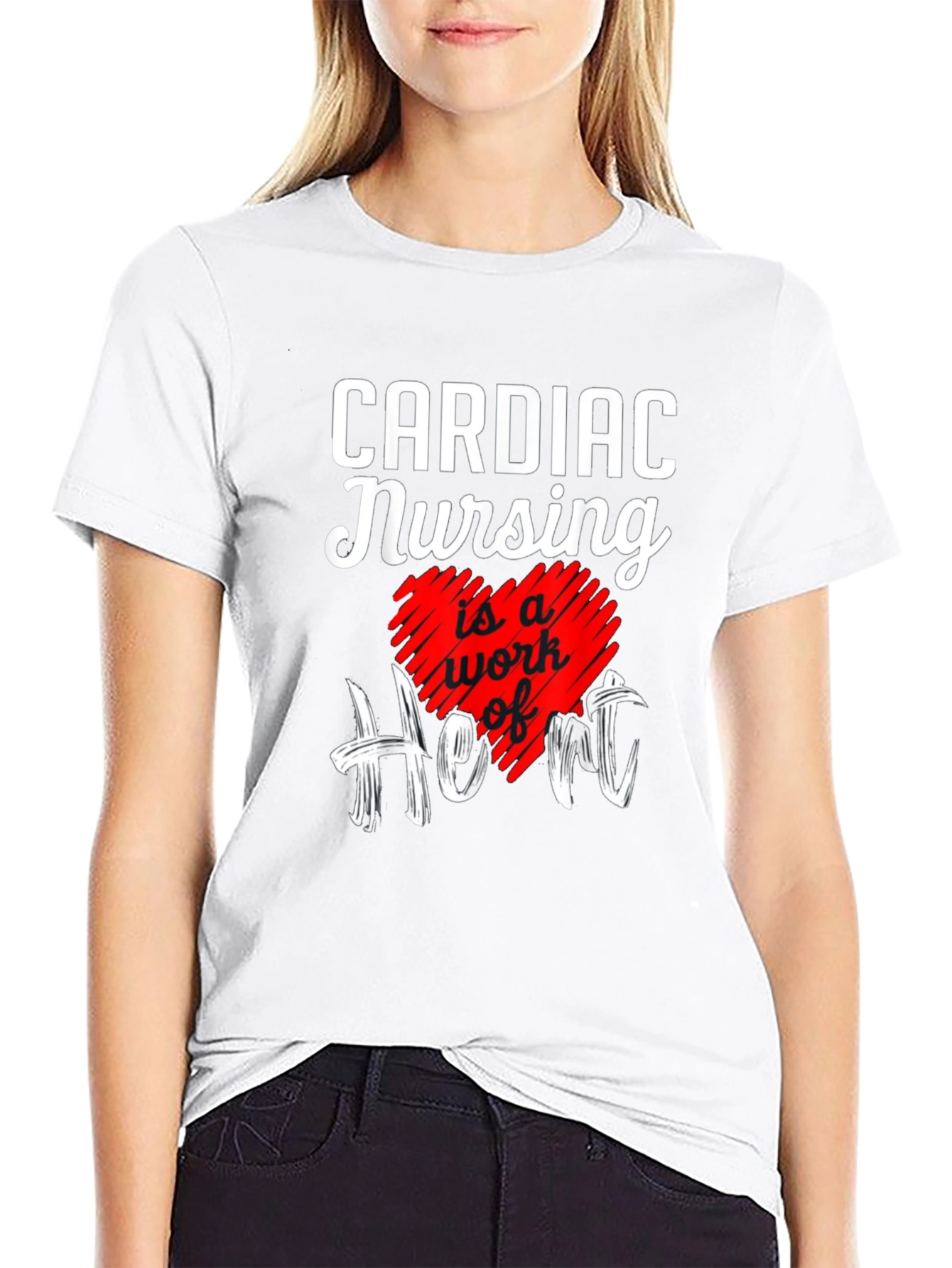 Cardiac Nursing Heart T-Shirt