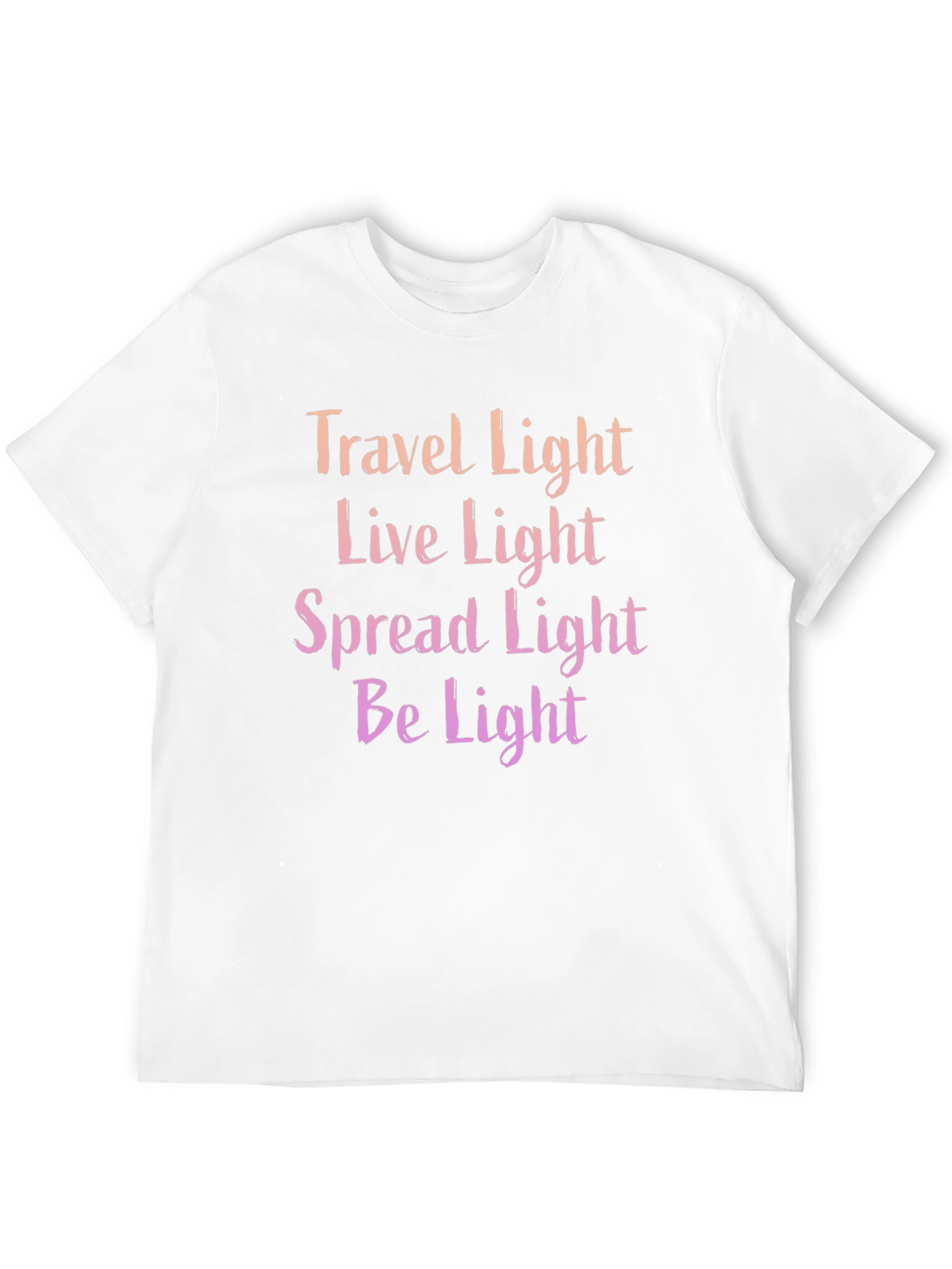 Travel Live Spread Be Light T-Shirt