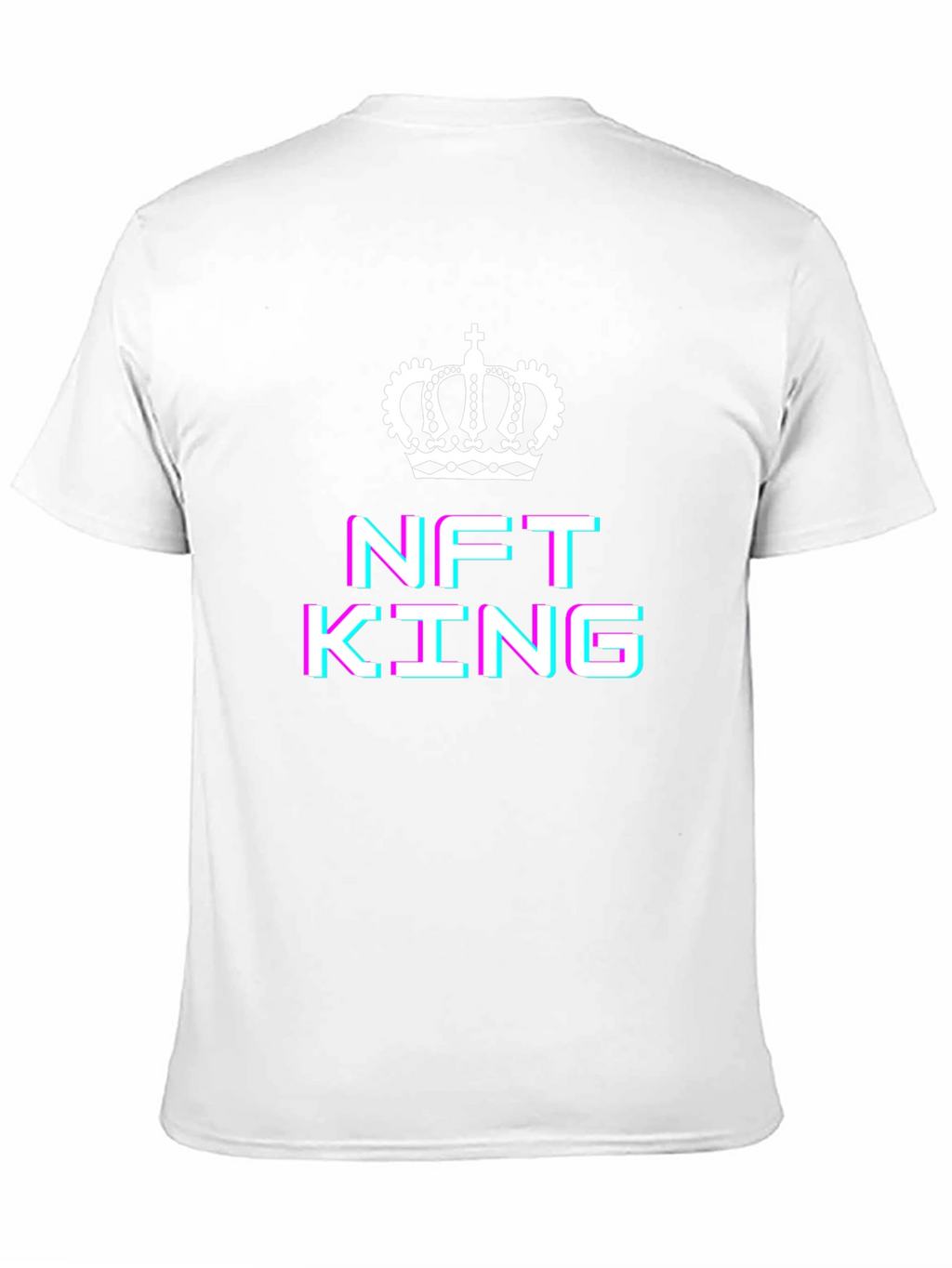NFT King Graphic T-Shirt - Black Crew Neck Tee