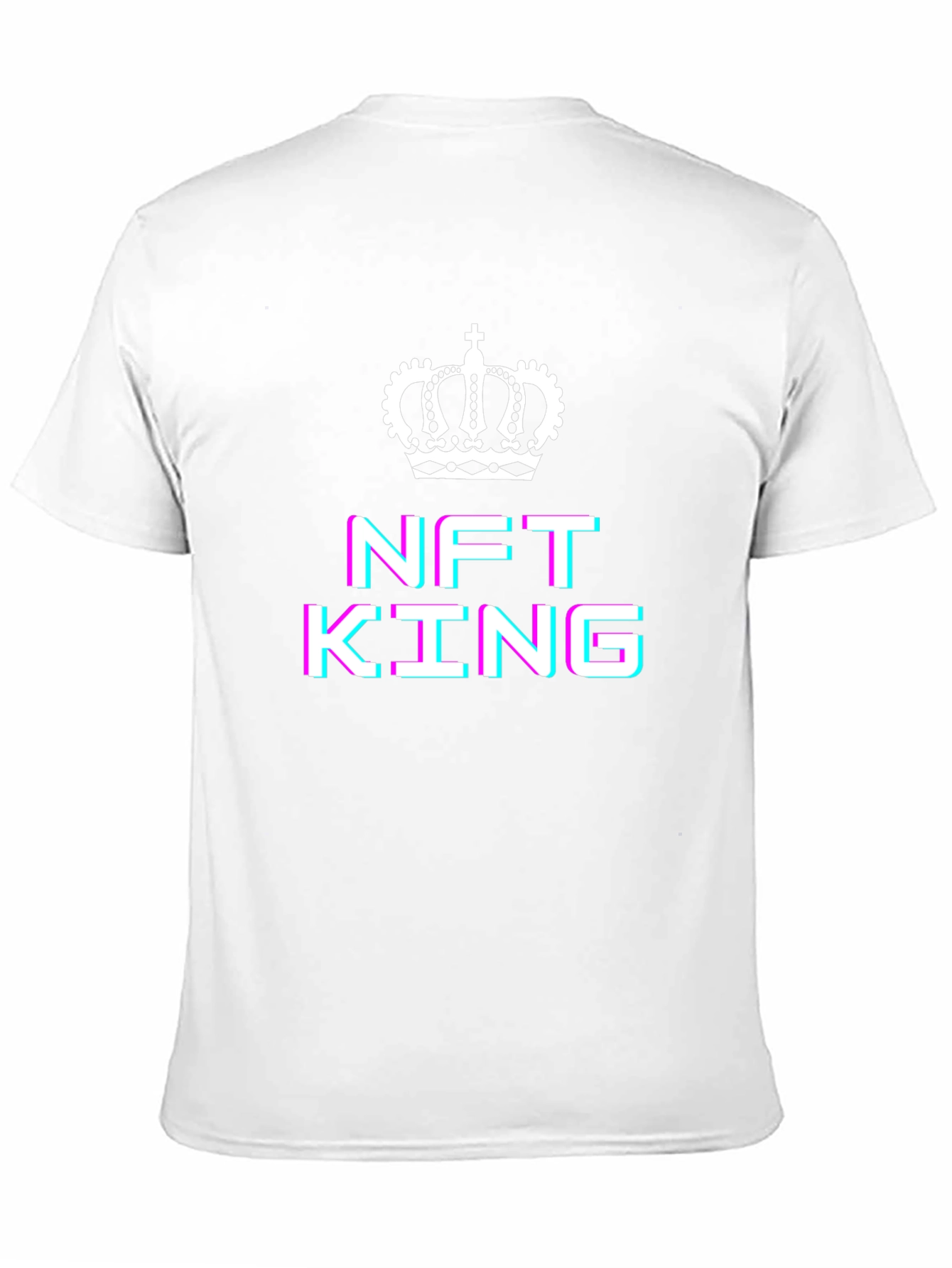 NFT King Graphic T-Shirt - Black Crew Neck Tee