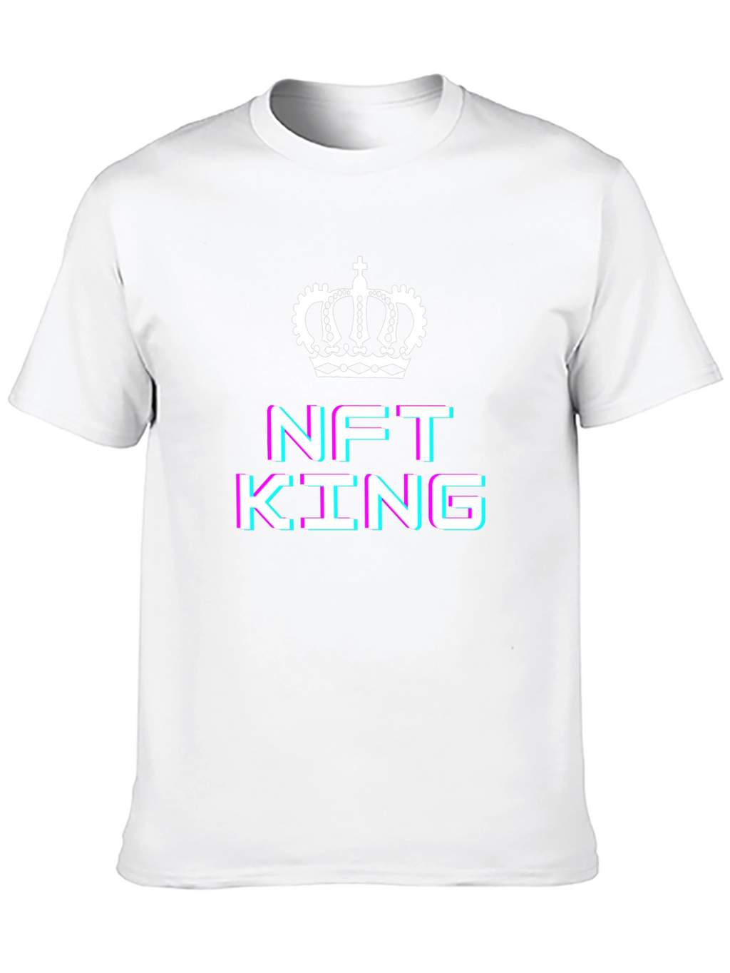 NFT King Graphic T-Shirt - Black Crew Neck Tee