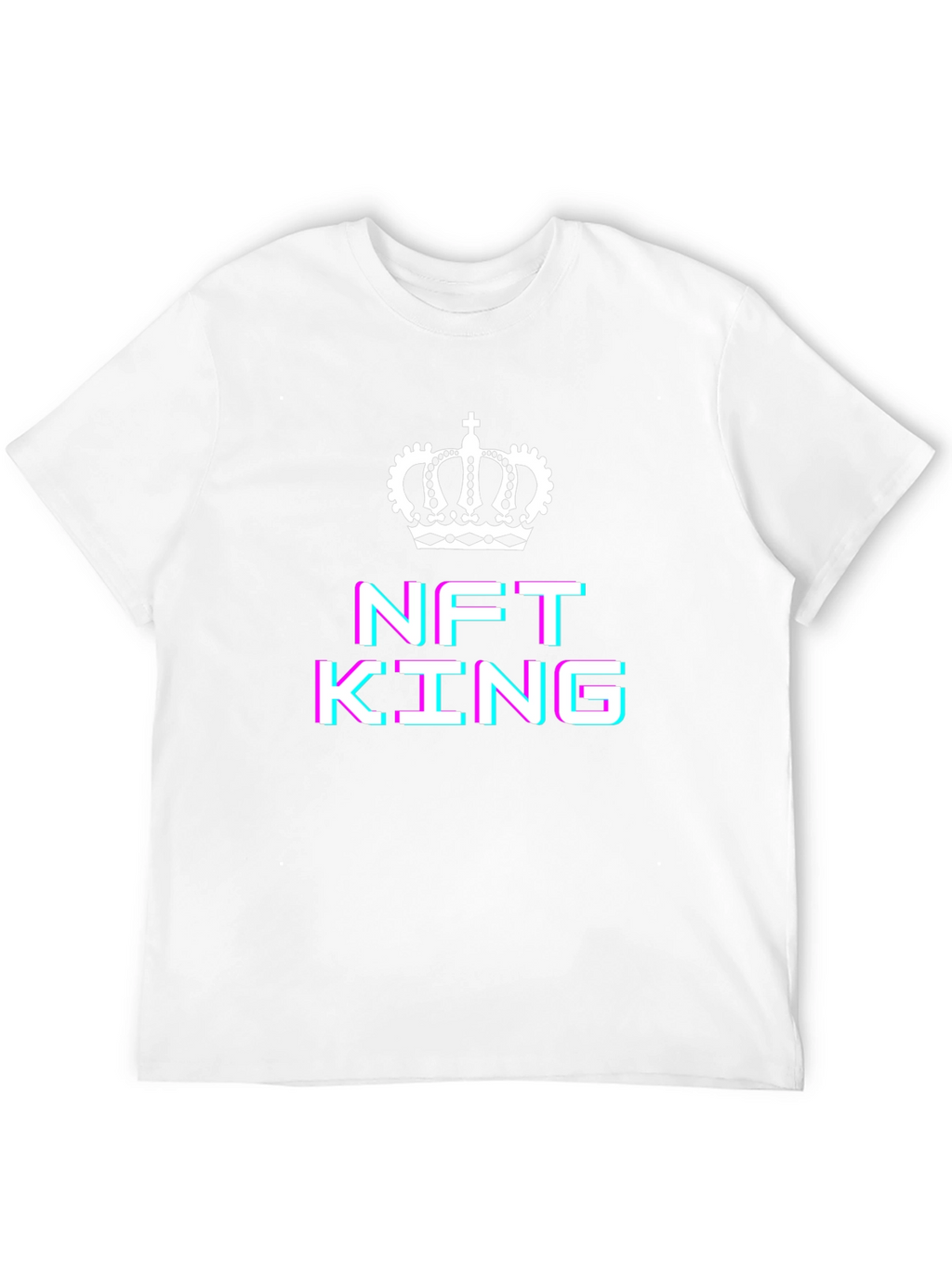 NFT King Graphic T-Shirt - Black Crew Neck Tee