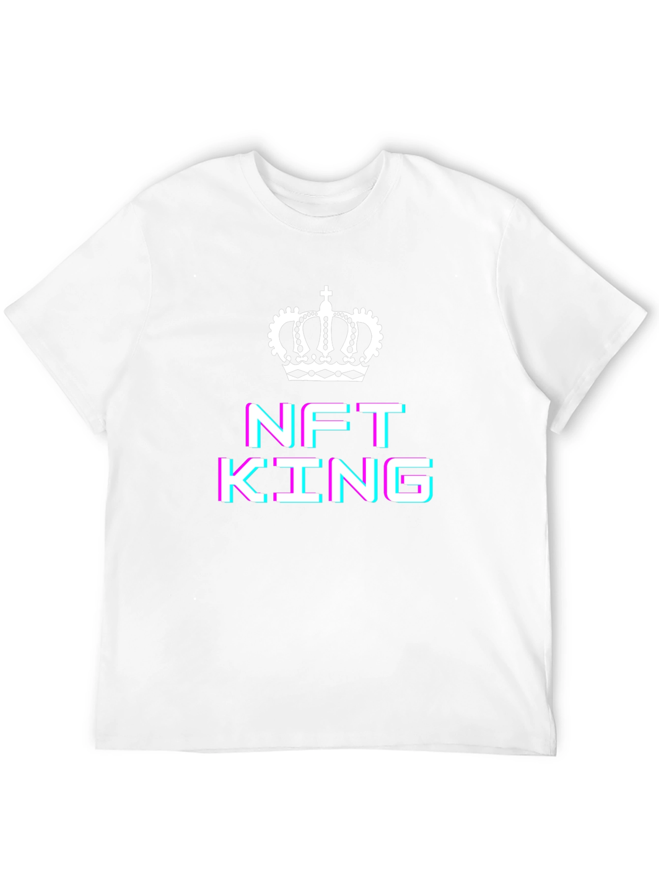 NFT King Graphic T-Shirt - Black Crew Neck Tee