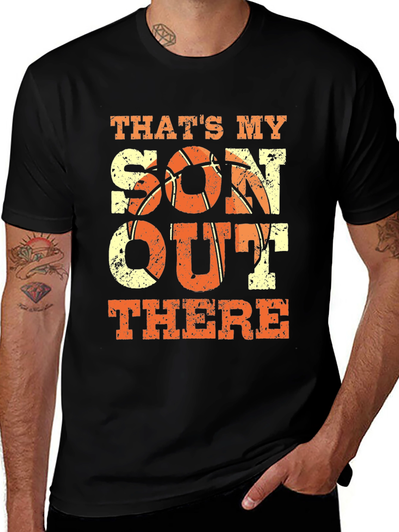 Thats My Son Out There Basketball T-Shirt