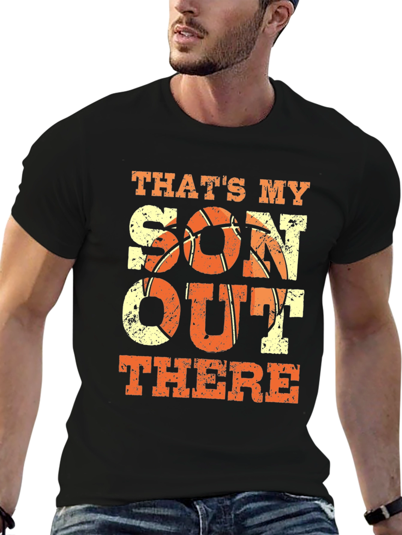 Thats My Son Out There Basketball T-Shirt