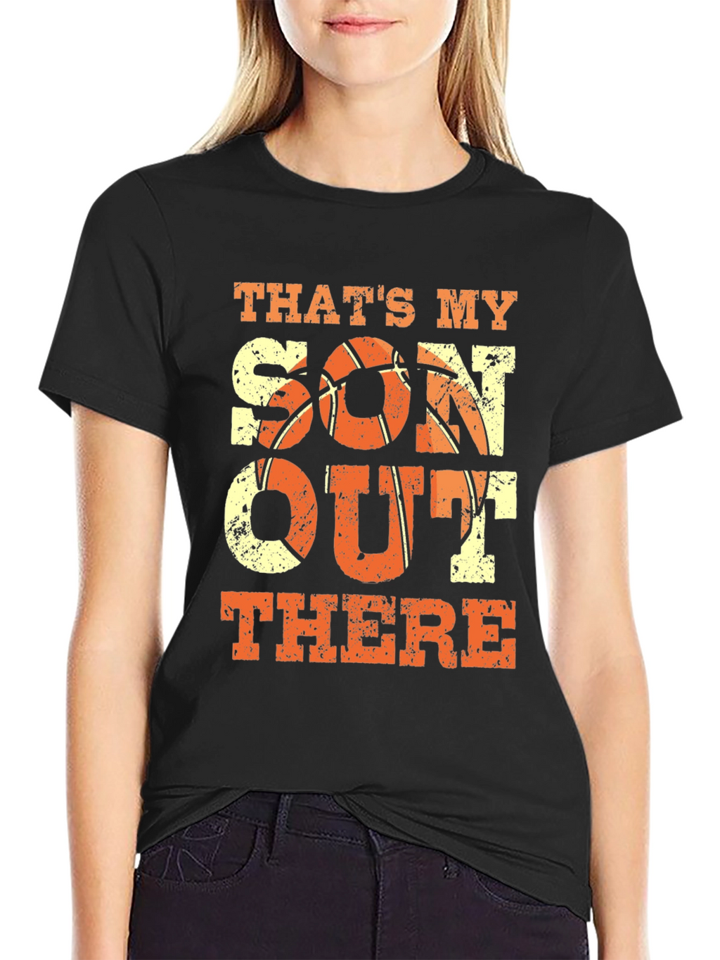 Thats My Son Out There Basketball T-Shirt