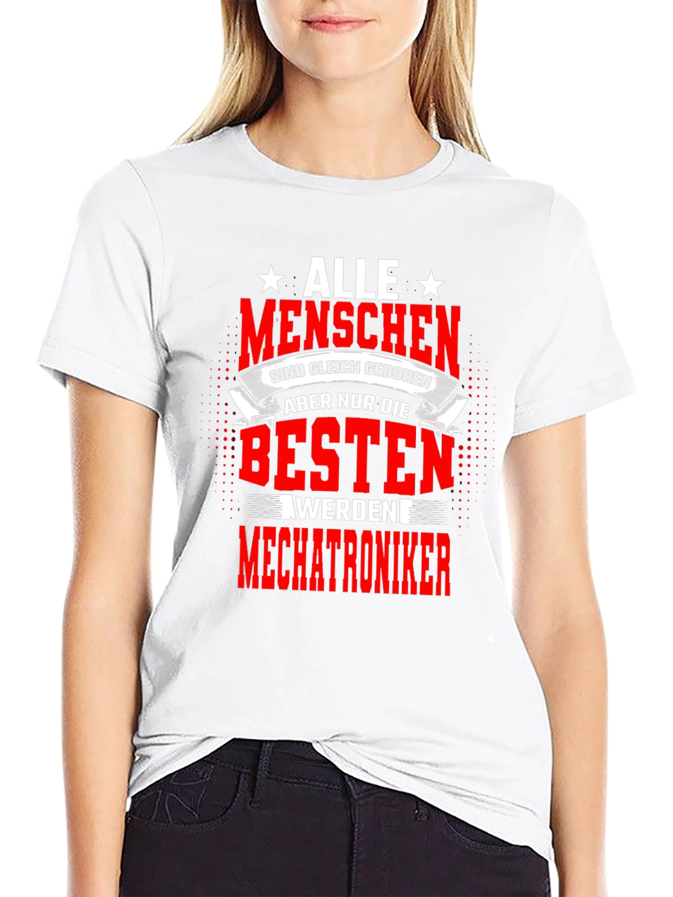 Best Mechatroniker T-Shirt - All Men Are Created Equal