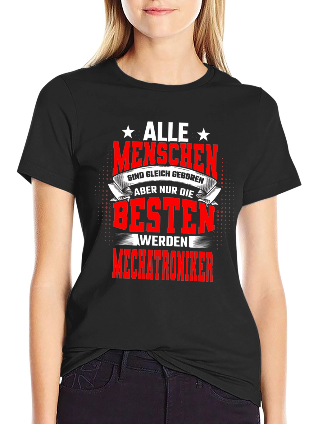 Best Mechatroniker T-Shirt - All Men Are Created Equal