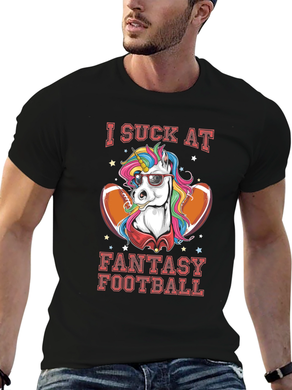 Fantasy Football Unicorn T-Shirt