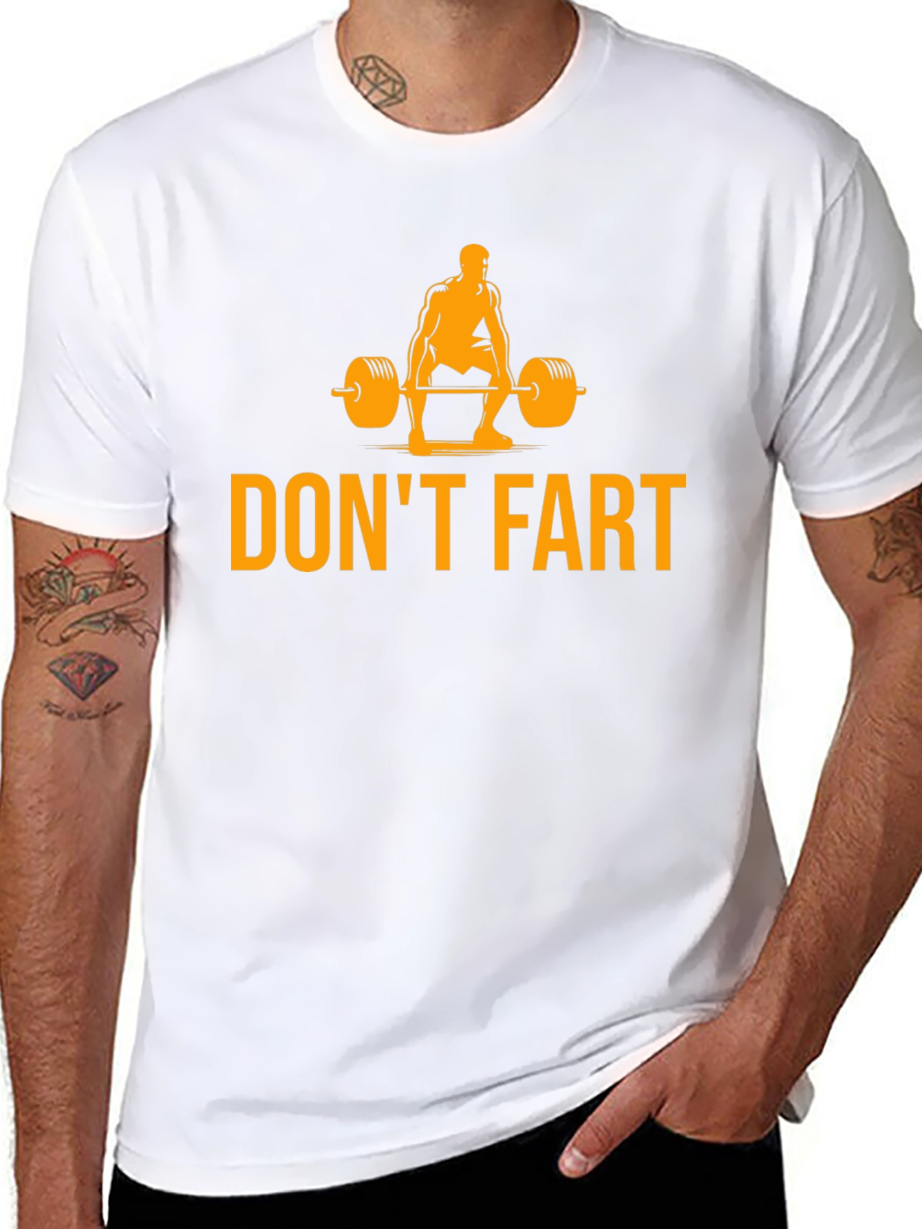 Dont Fart Weightlifting Humor T-Shirt