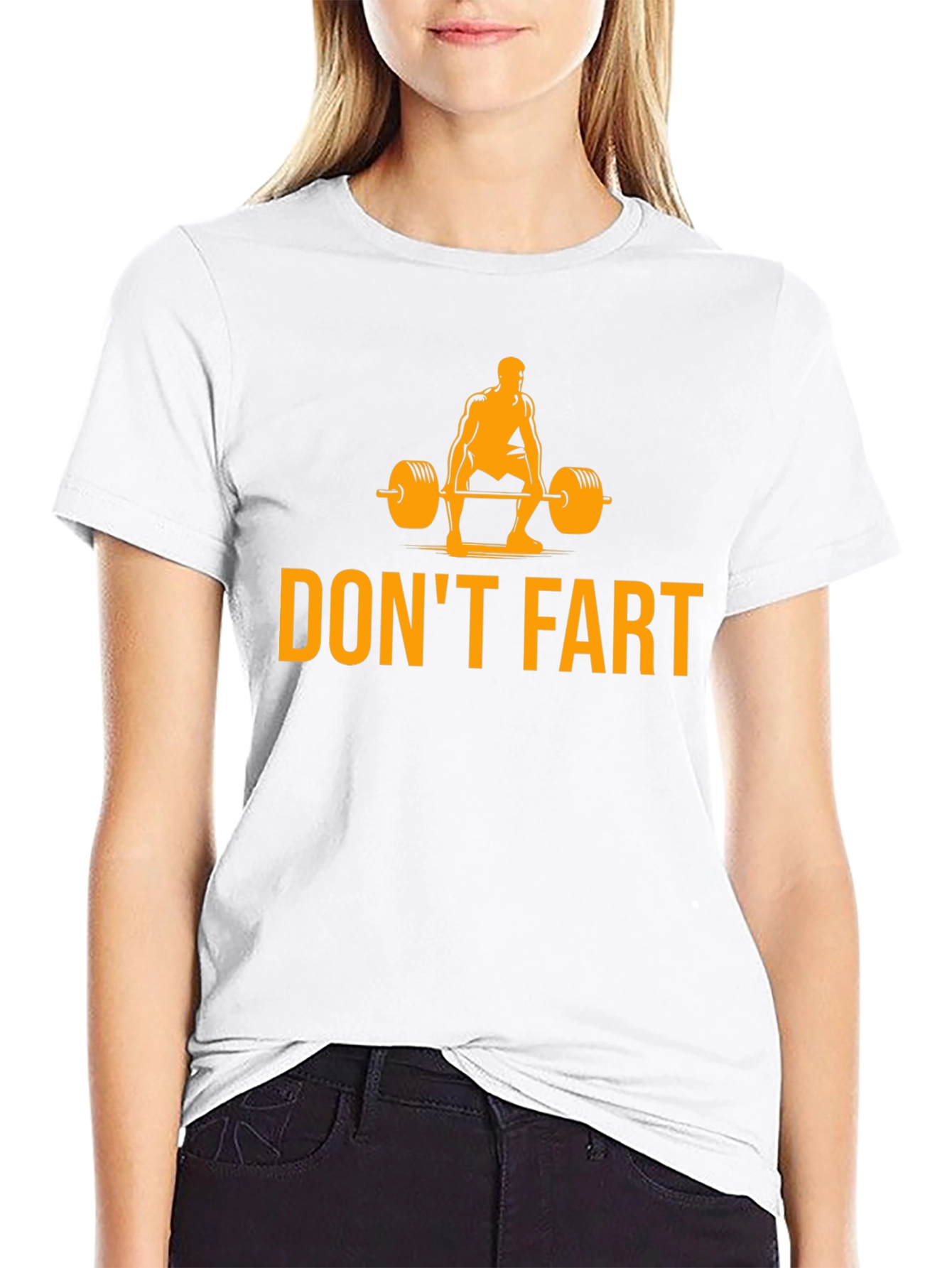 Dont Fart Weightlifting Humor T-Shirt
