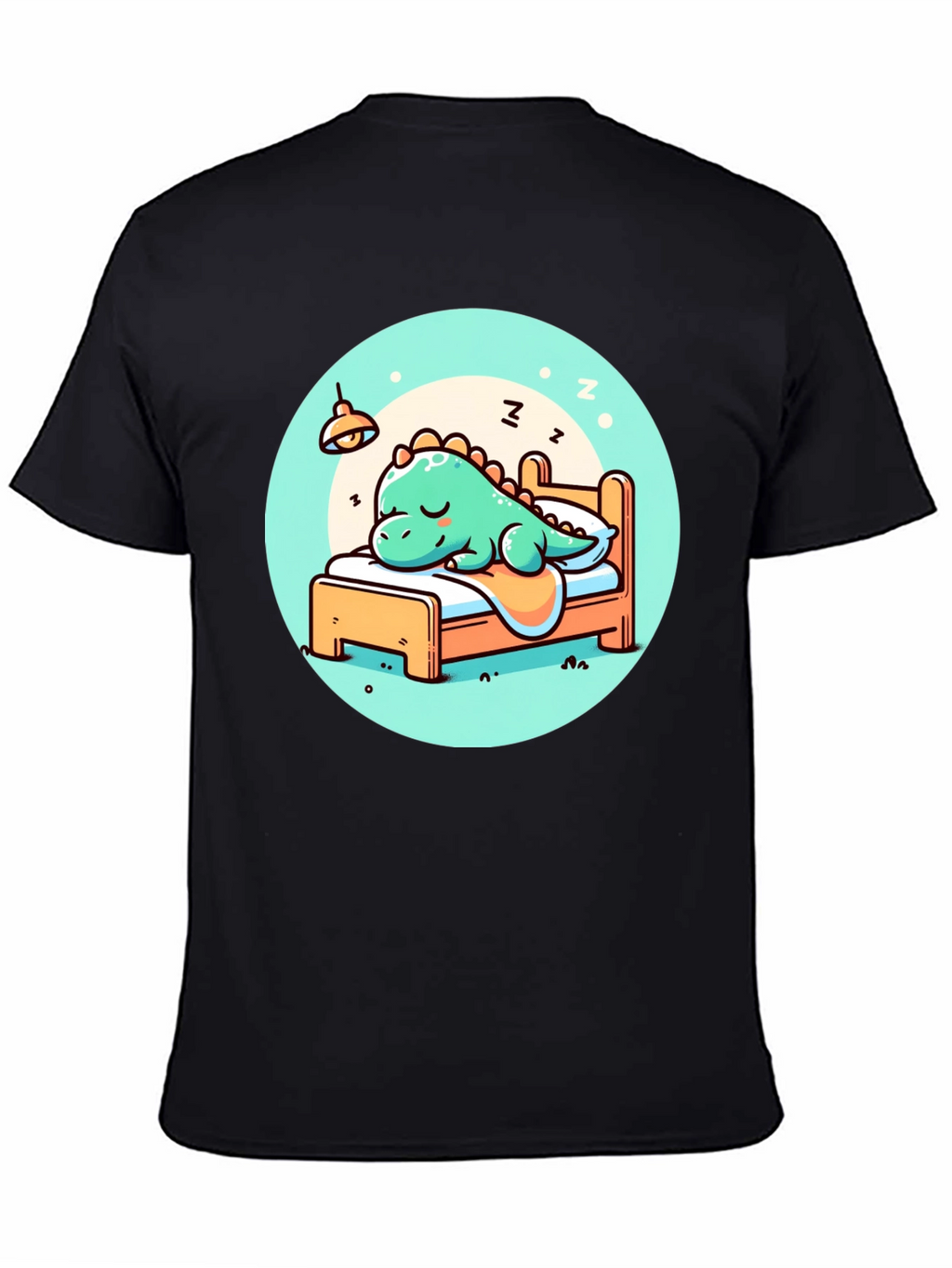 Sleeping Dino Tee - Cute Cartoon Dinosaur T-Shirt