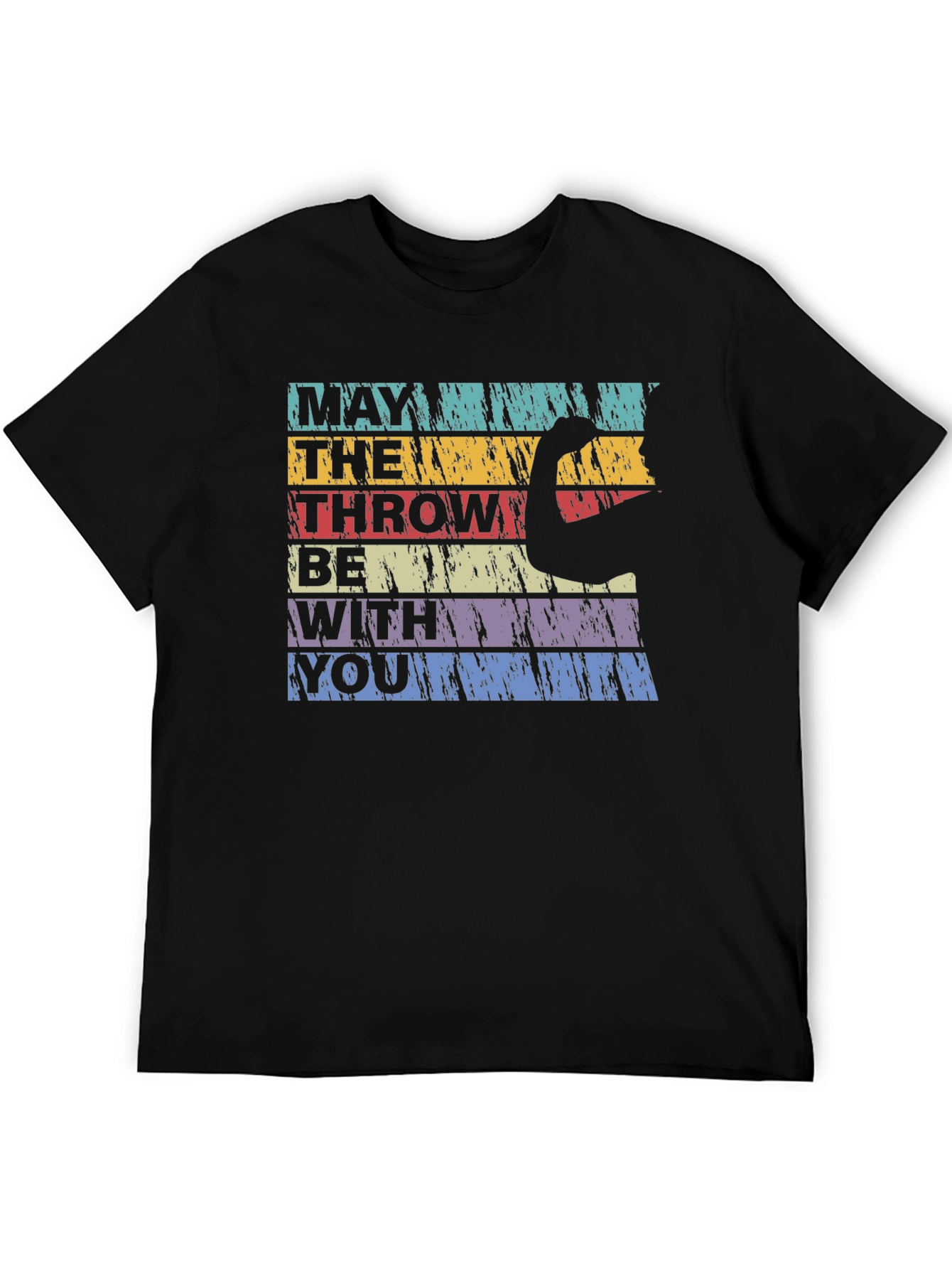 May The Throw Be With You Black T-Shirt
