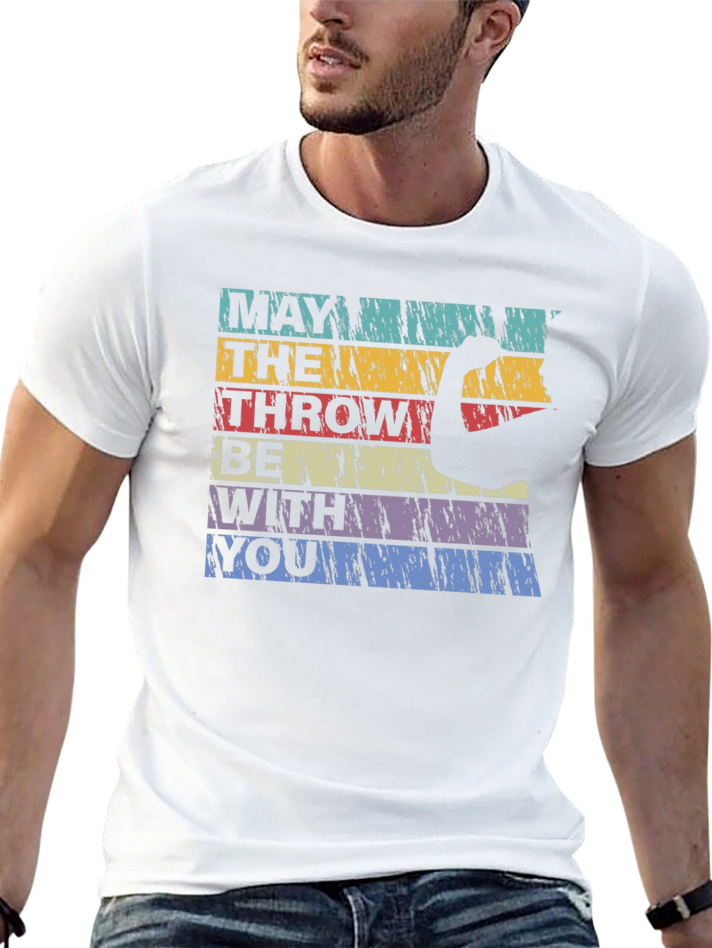 May The Throw Be With You Black T-Shirt