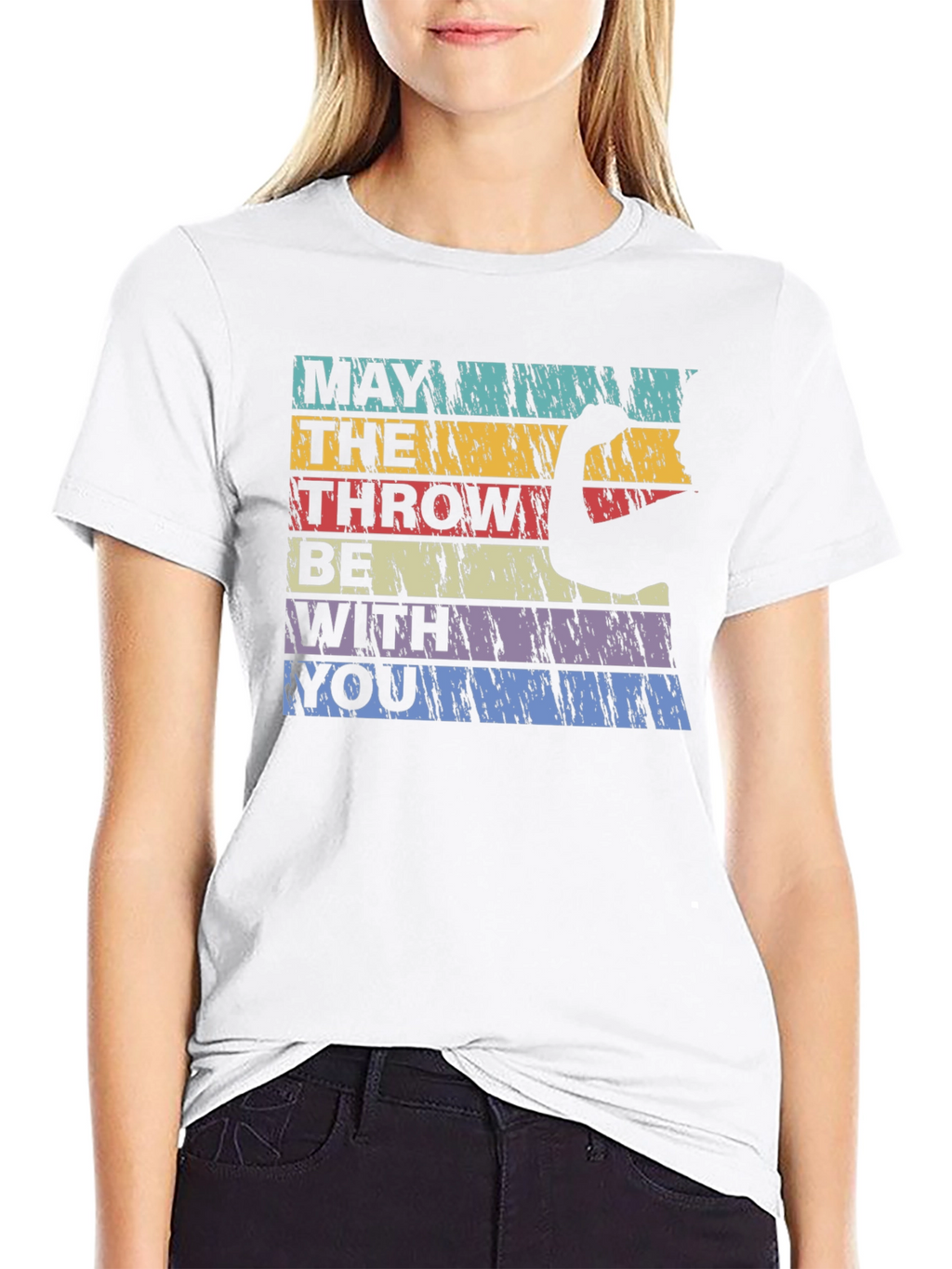 May The Throw Be With You Black T-Shirt
