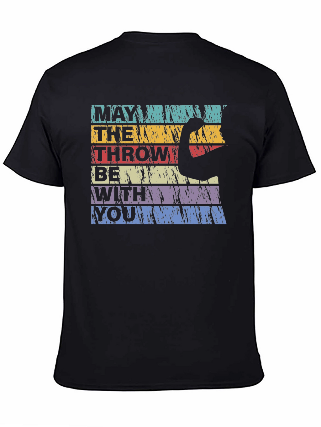 May The Throw Be With You Black T-Shirt