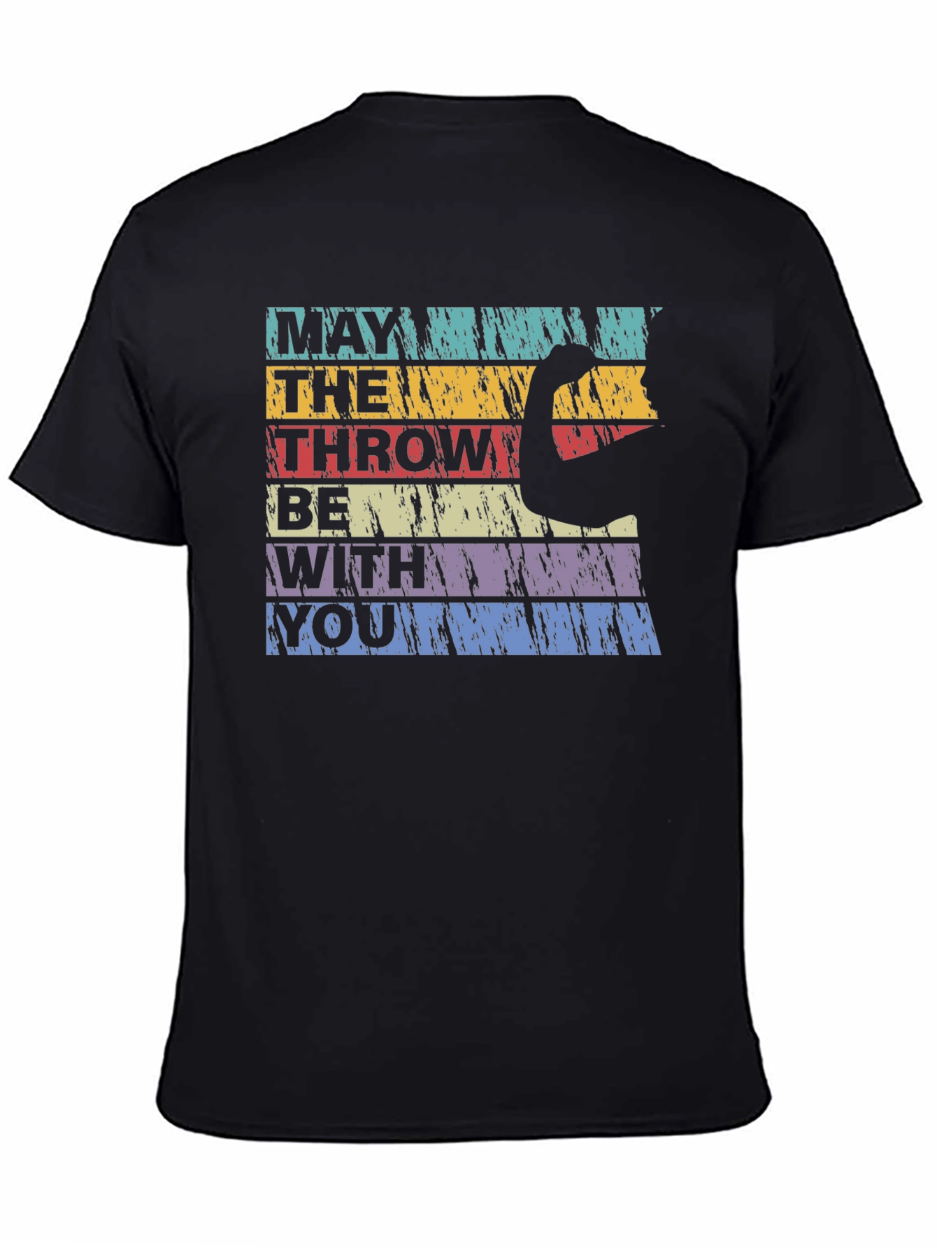 May The Throw Be With You Black T-Shirt