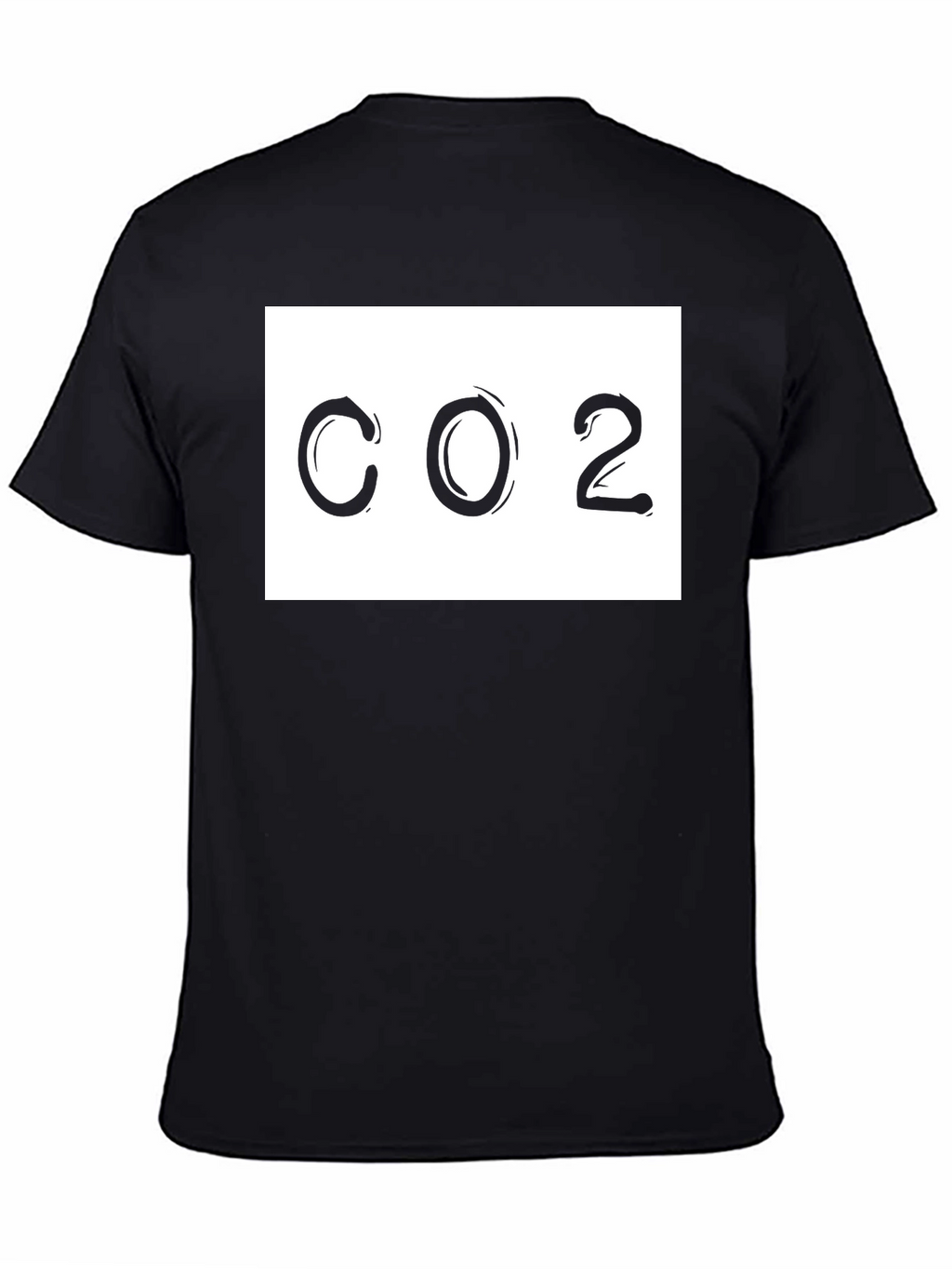 CO2 Graphic Tee - Black Cotton T-Shirt